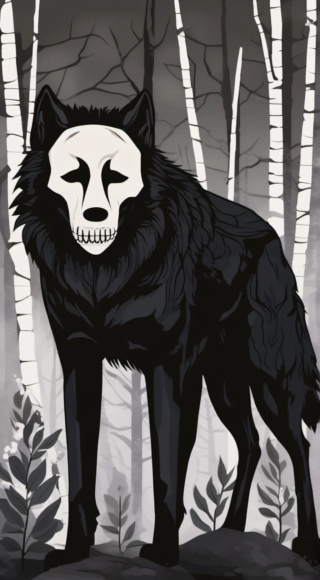 ai character: changed background