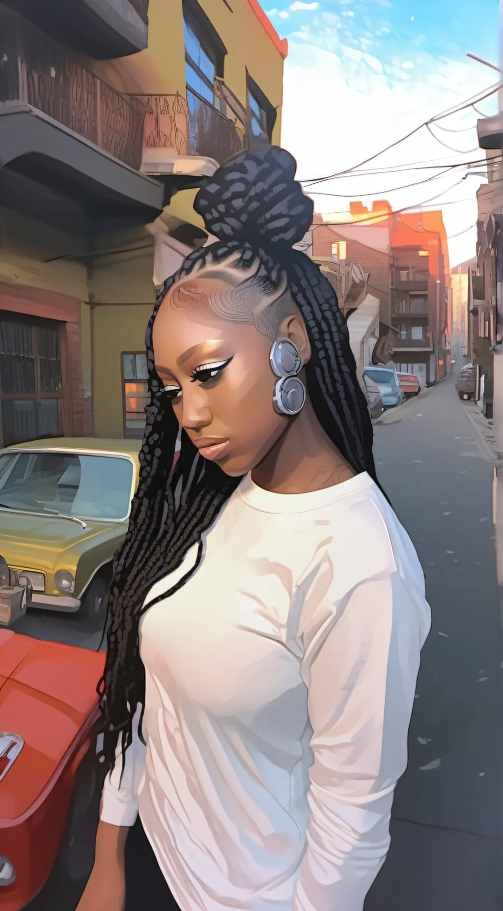 ai character: Blackie background