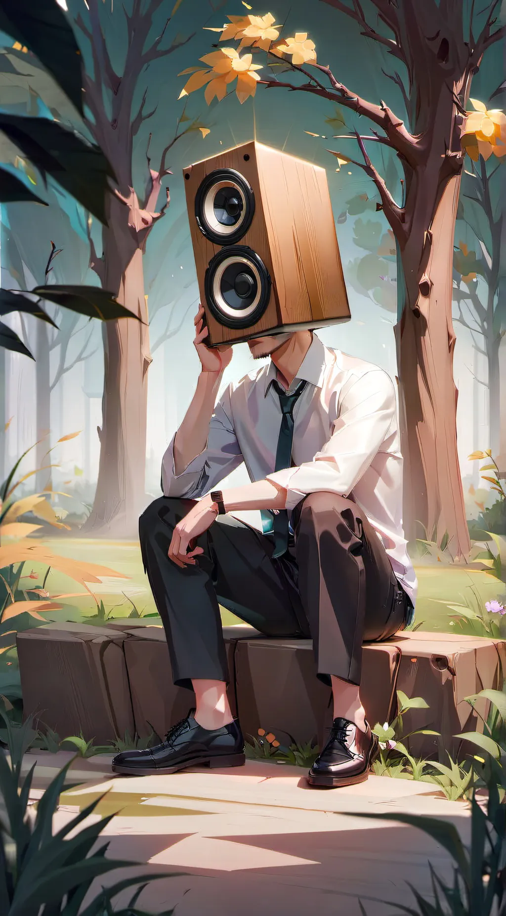 Talkie AI - Chat with Large speaker man