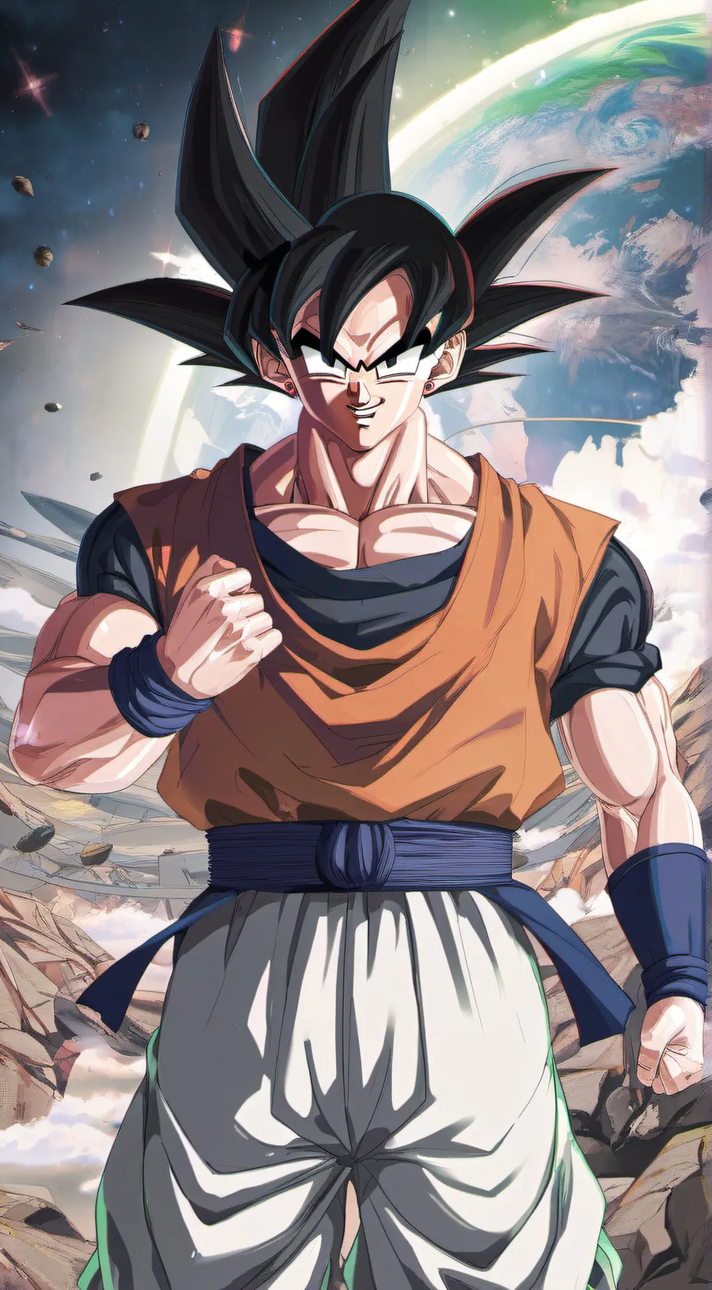 ai character: Goku (Ginyu) background