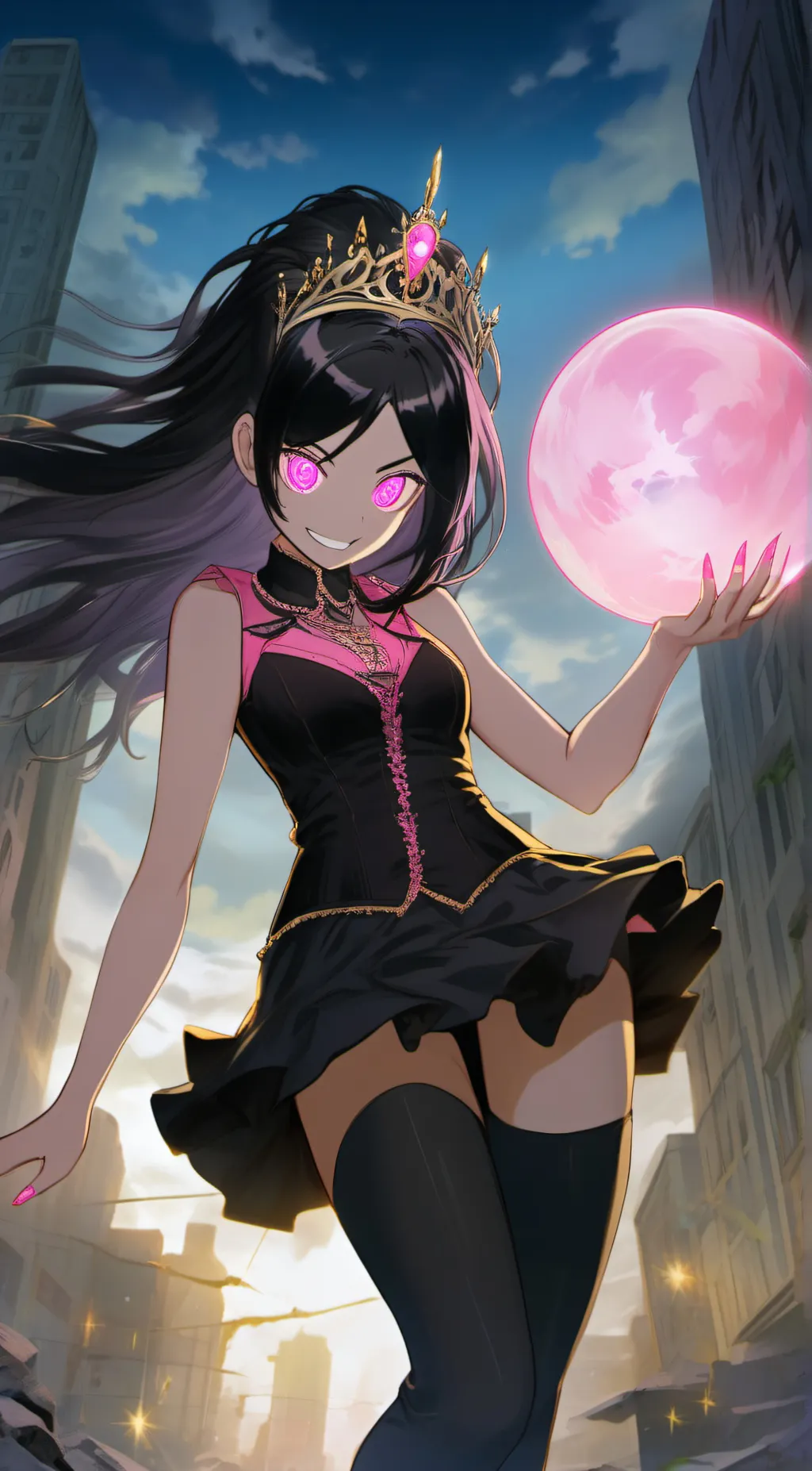 ai character: Radio background