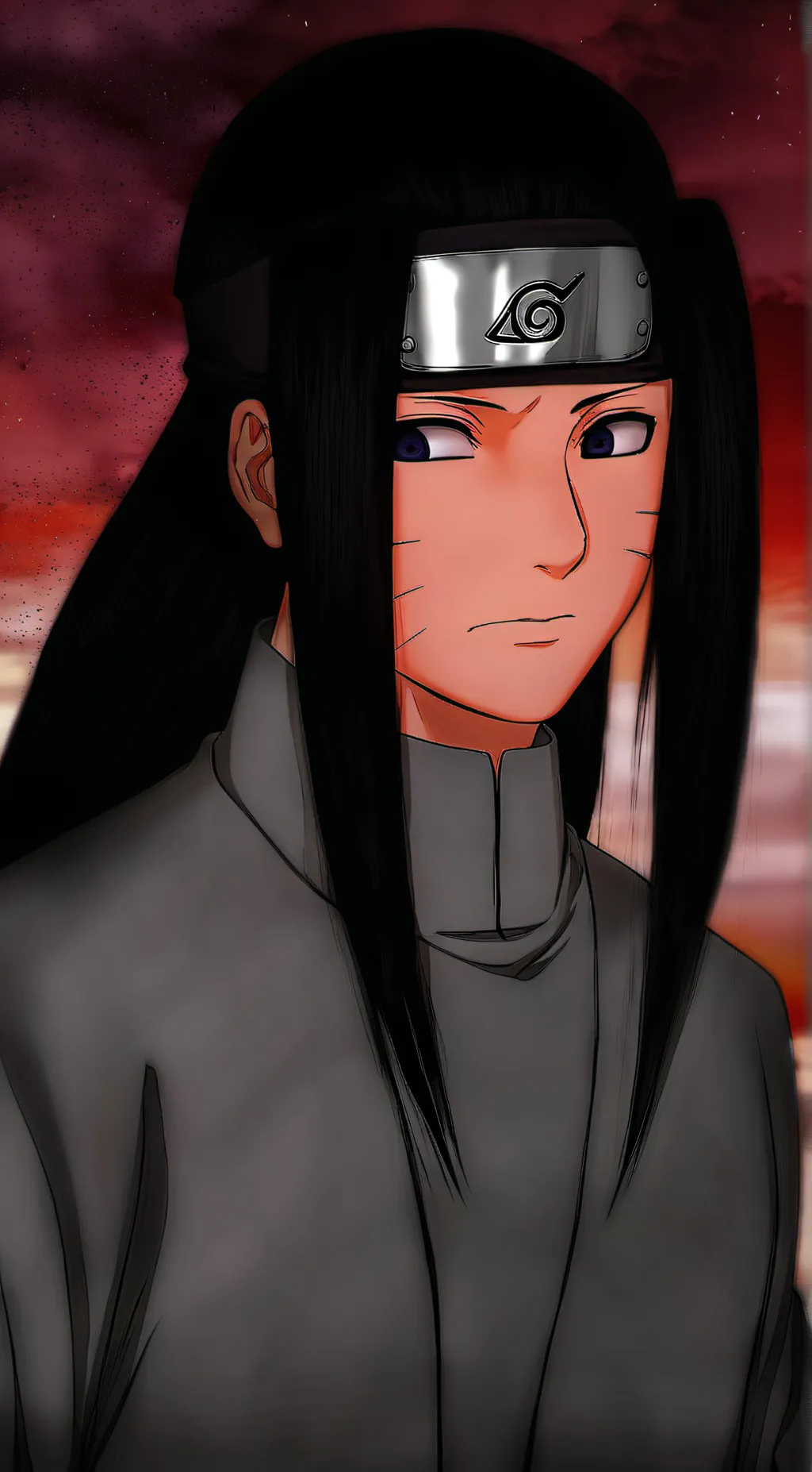 ai character: neji Uzumaki background