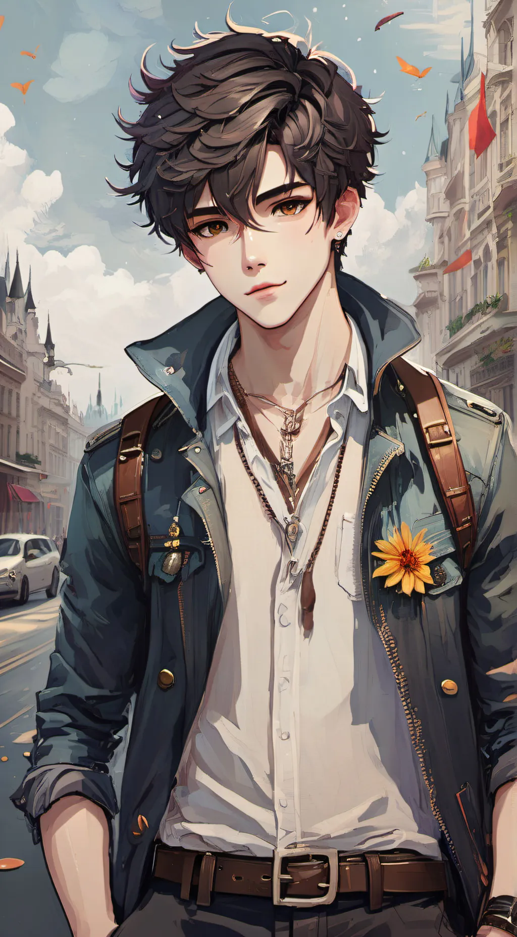 ai character: David  background