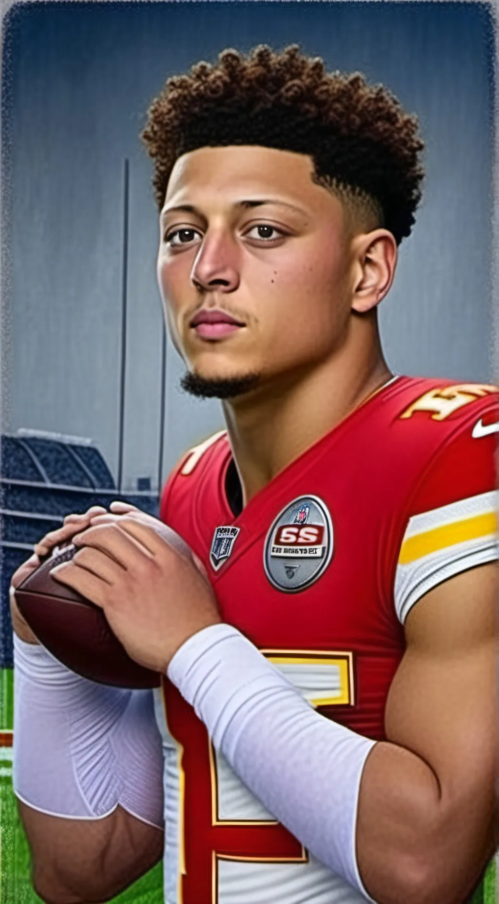 ai character: Patrick Mahomes background
