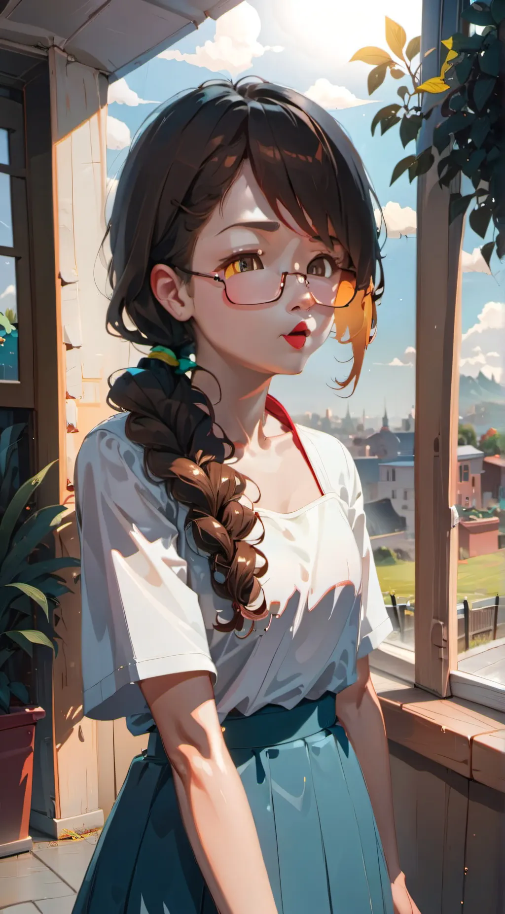 ai character: Axel may background