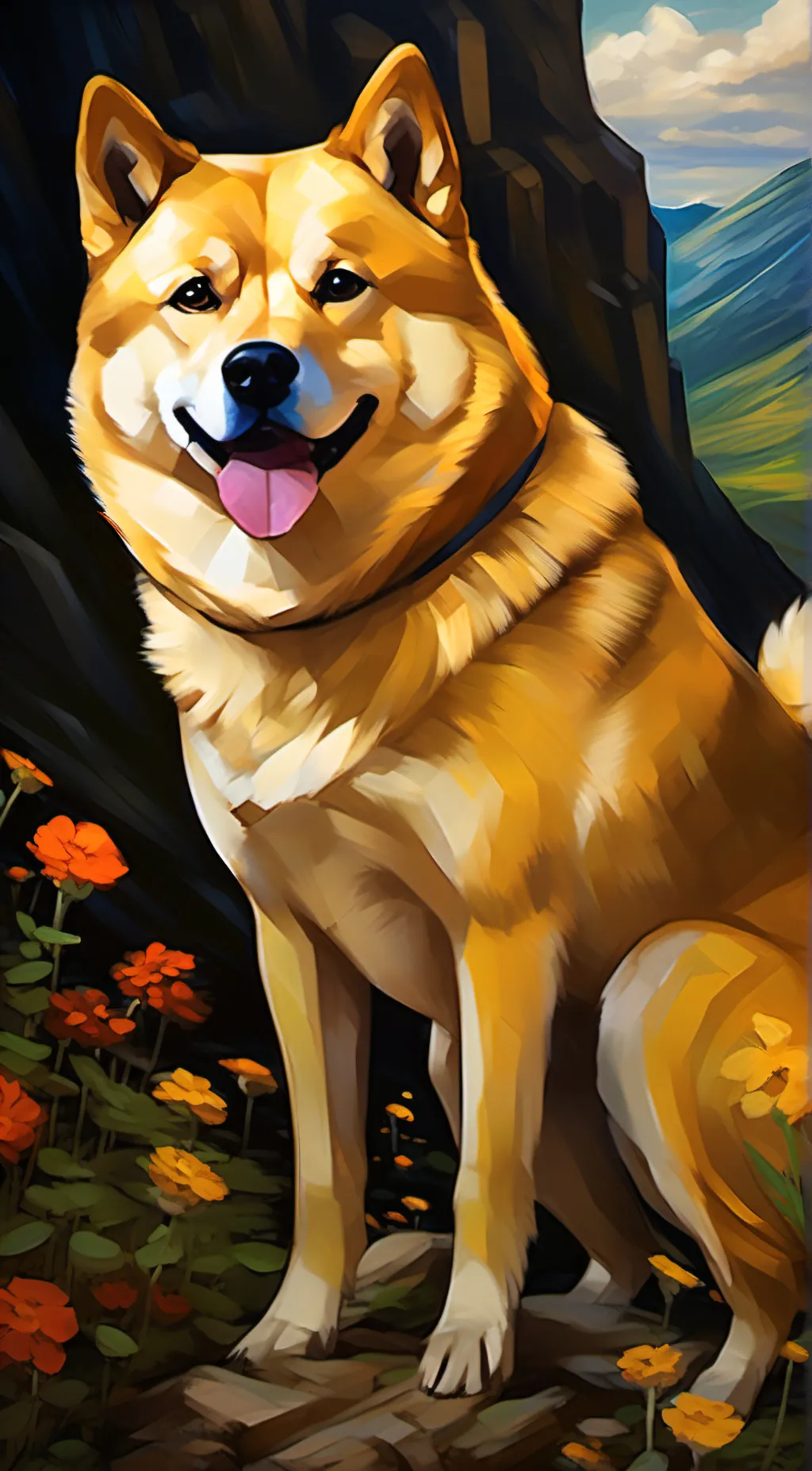 ai character: doge/kabusu background