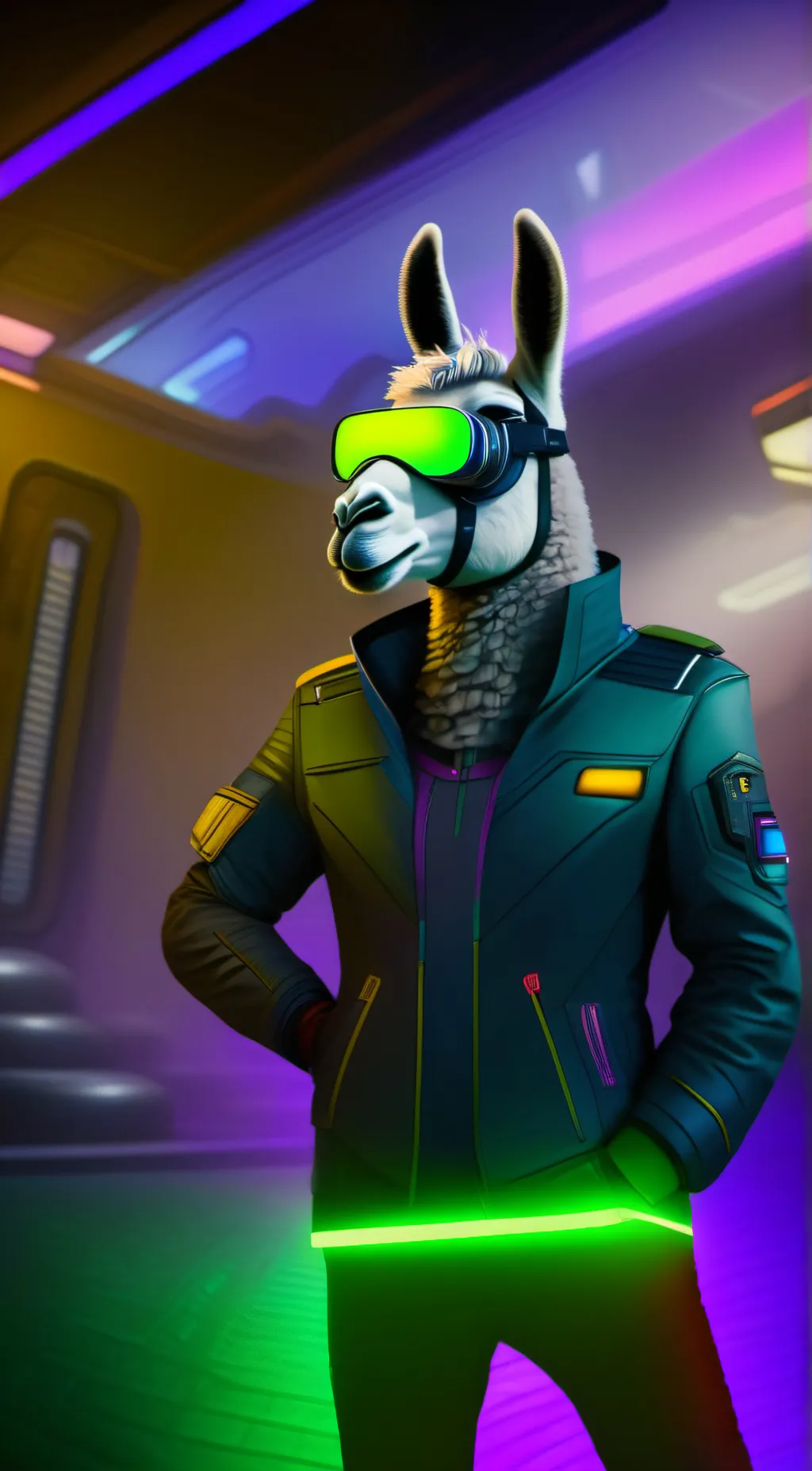 ai character: DJ Yonder background