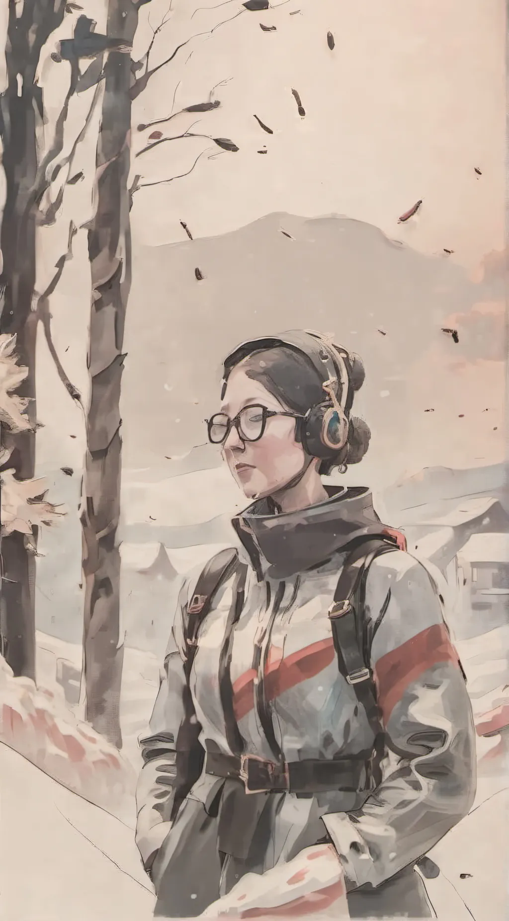 ai character: amber yach background