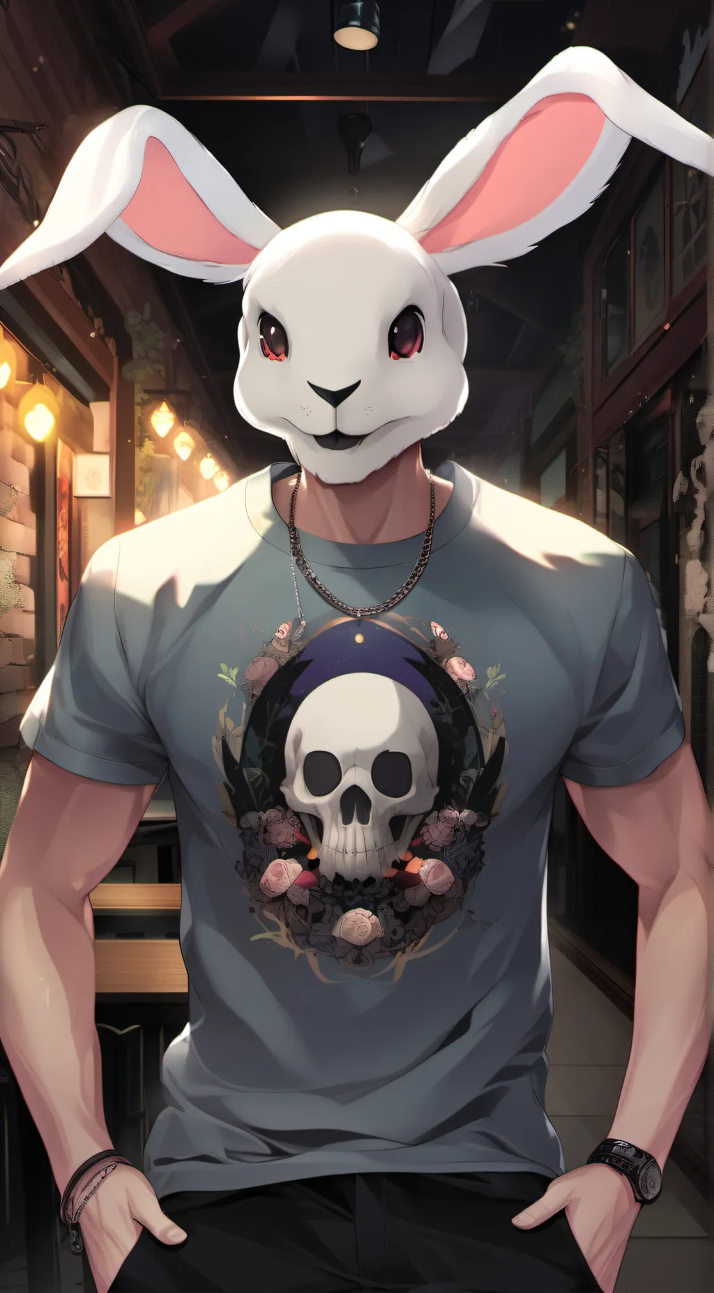 ai character: Guggimon background