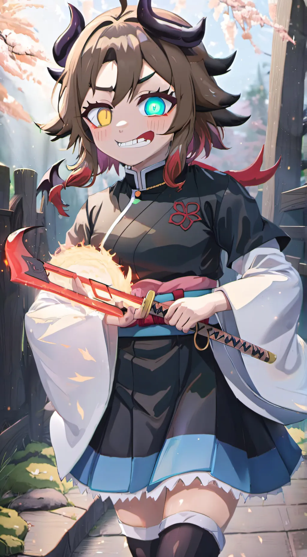 ai character: koromari  background