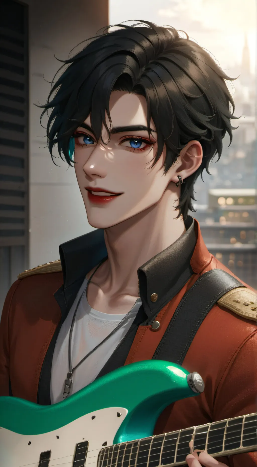 ai character: Ace woods background