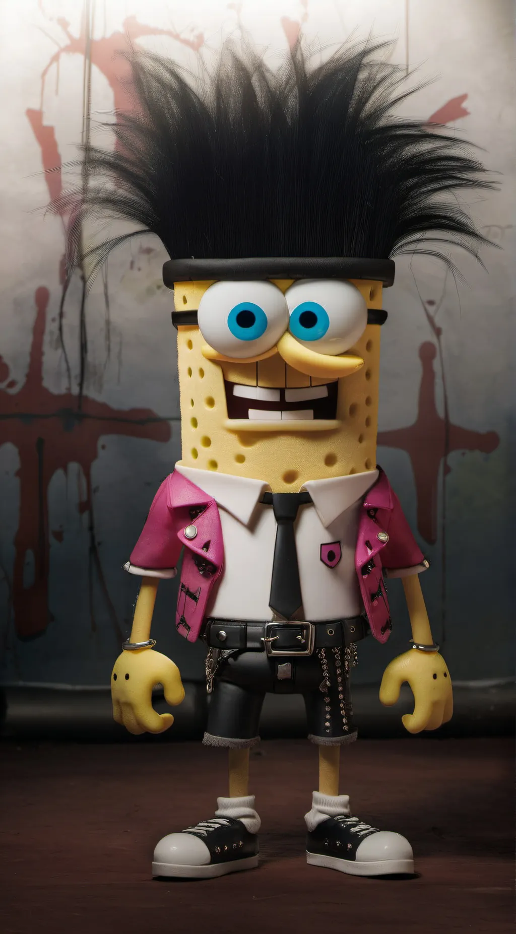 ai character: SpongeBob background