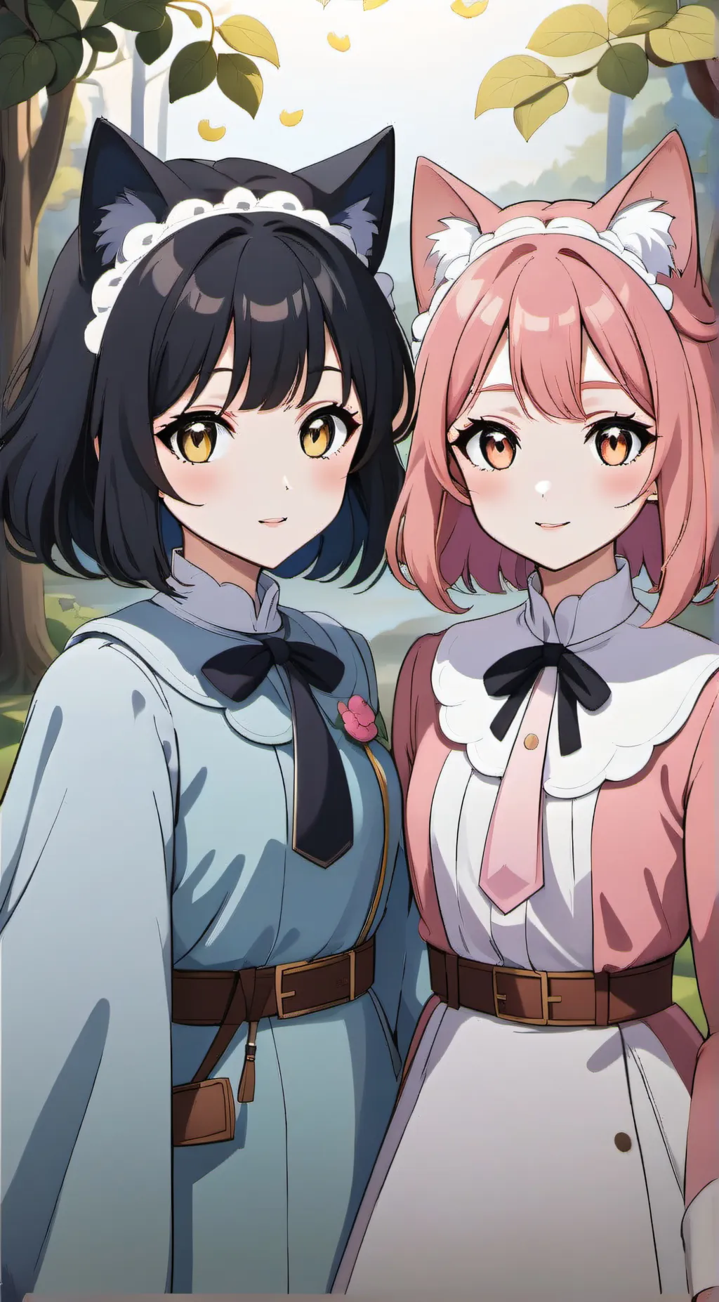 ai character: lily and daisy background