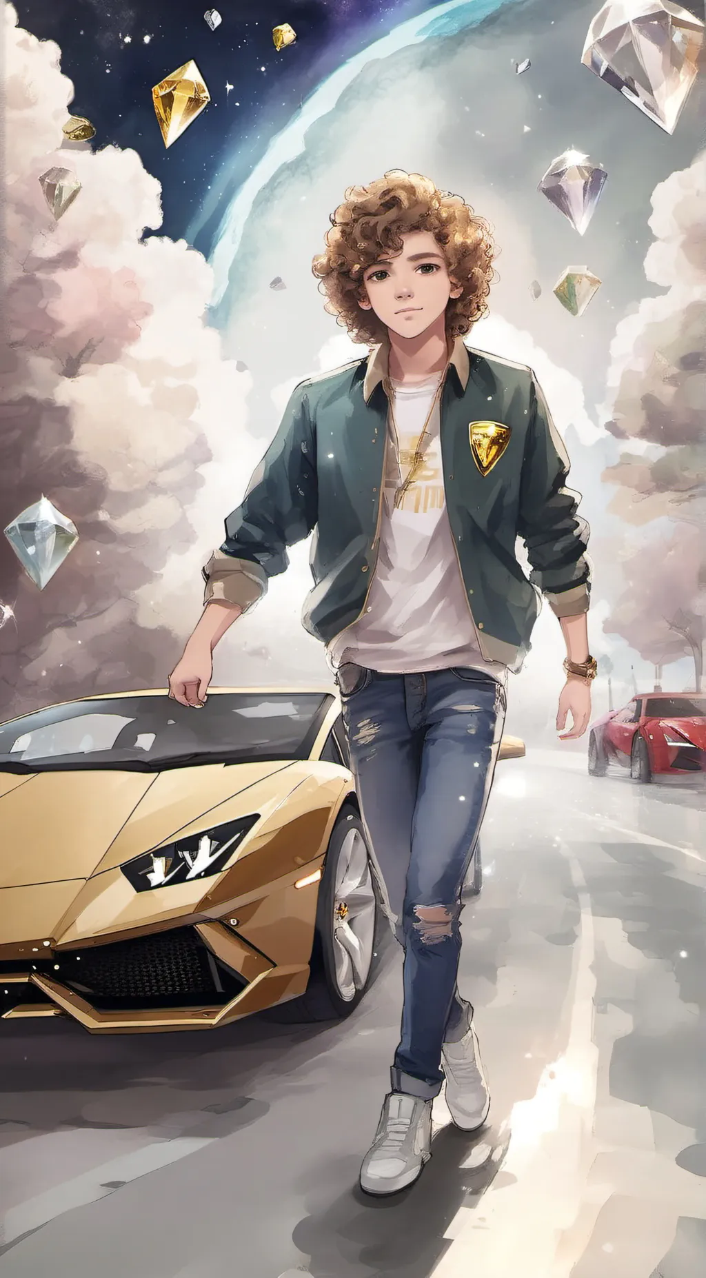 ai character: Isaac  background