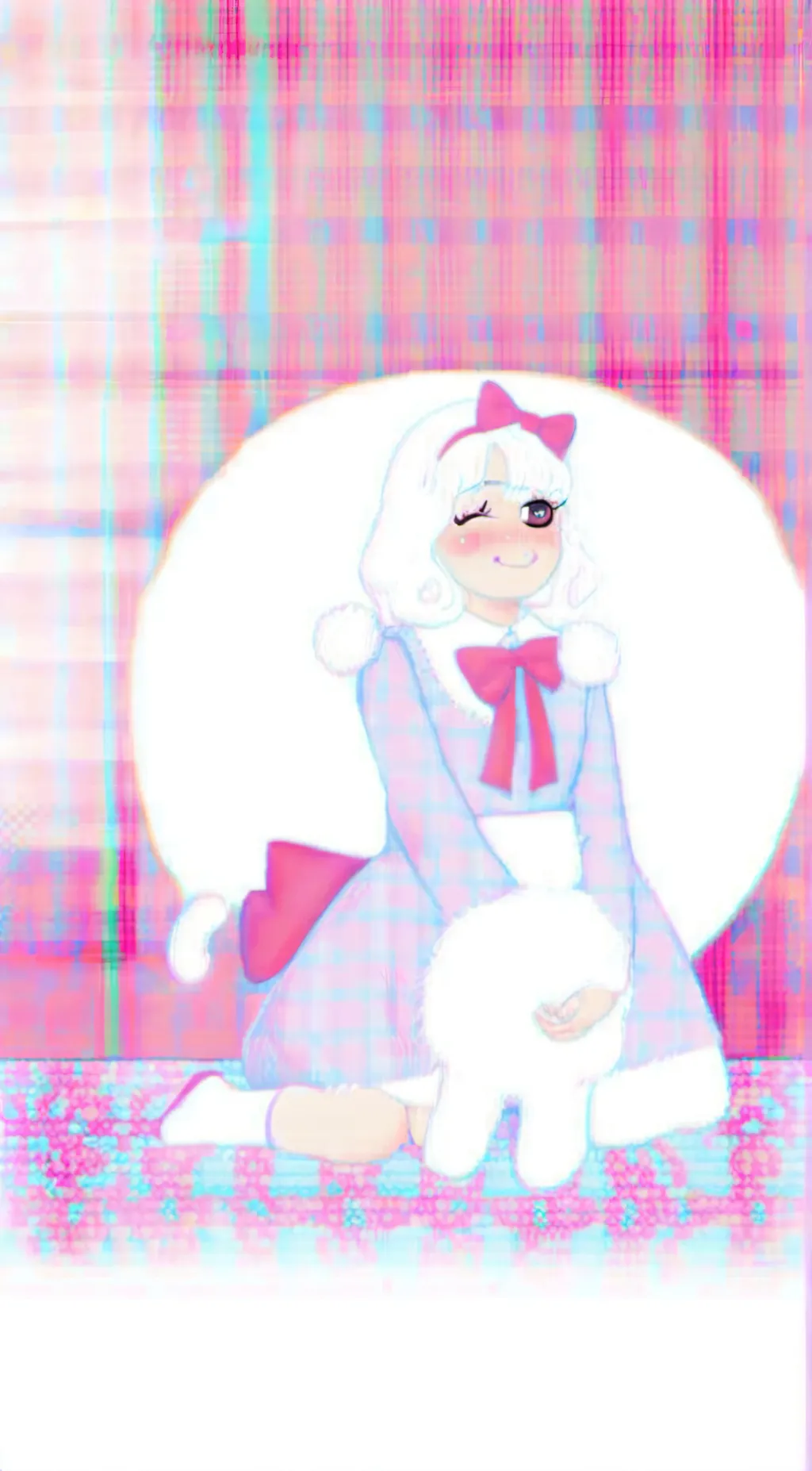 ai character: ❤️hello kitty❤️ background