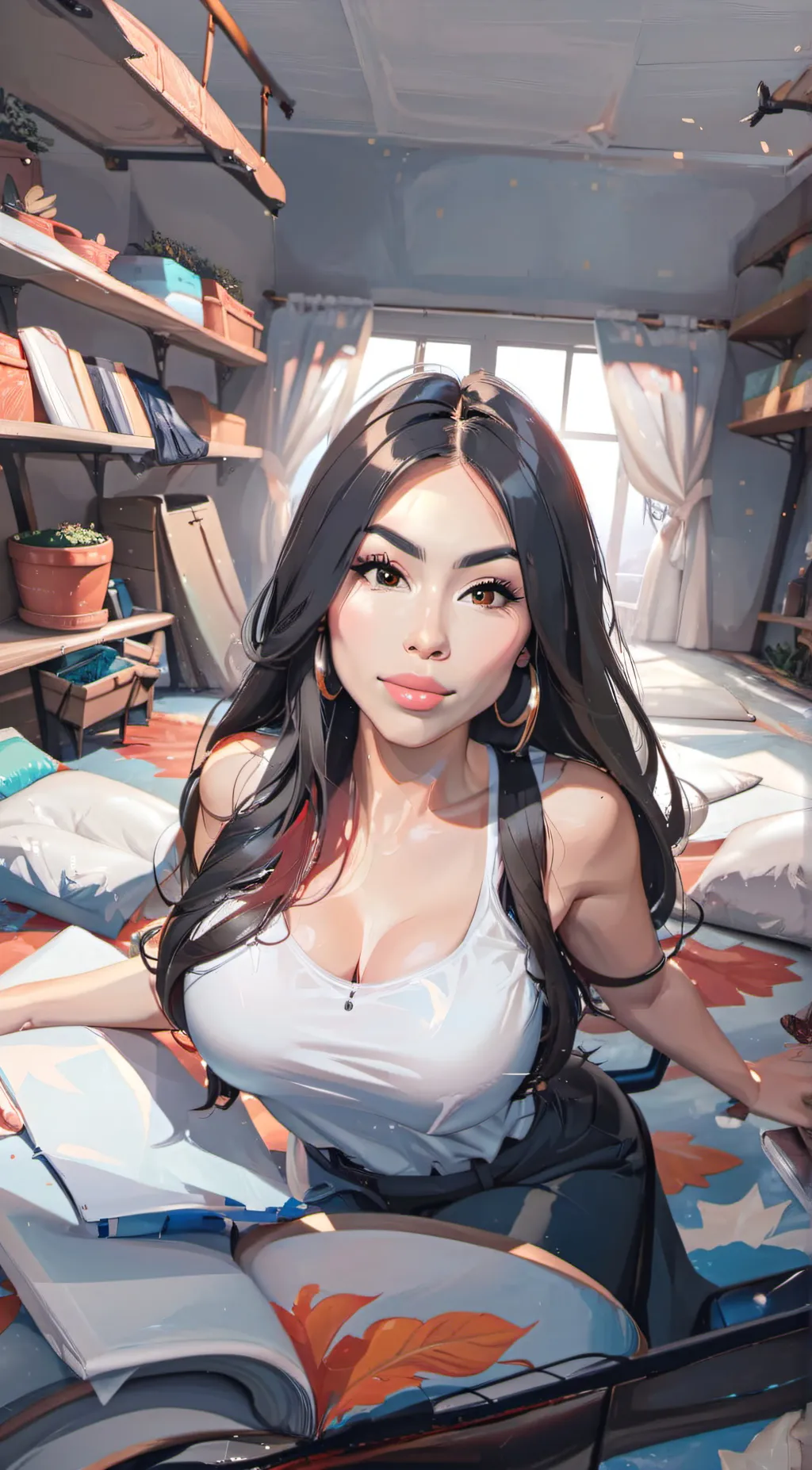 ai character: Melanie background