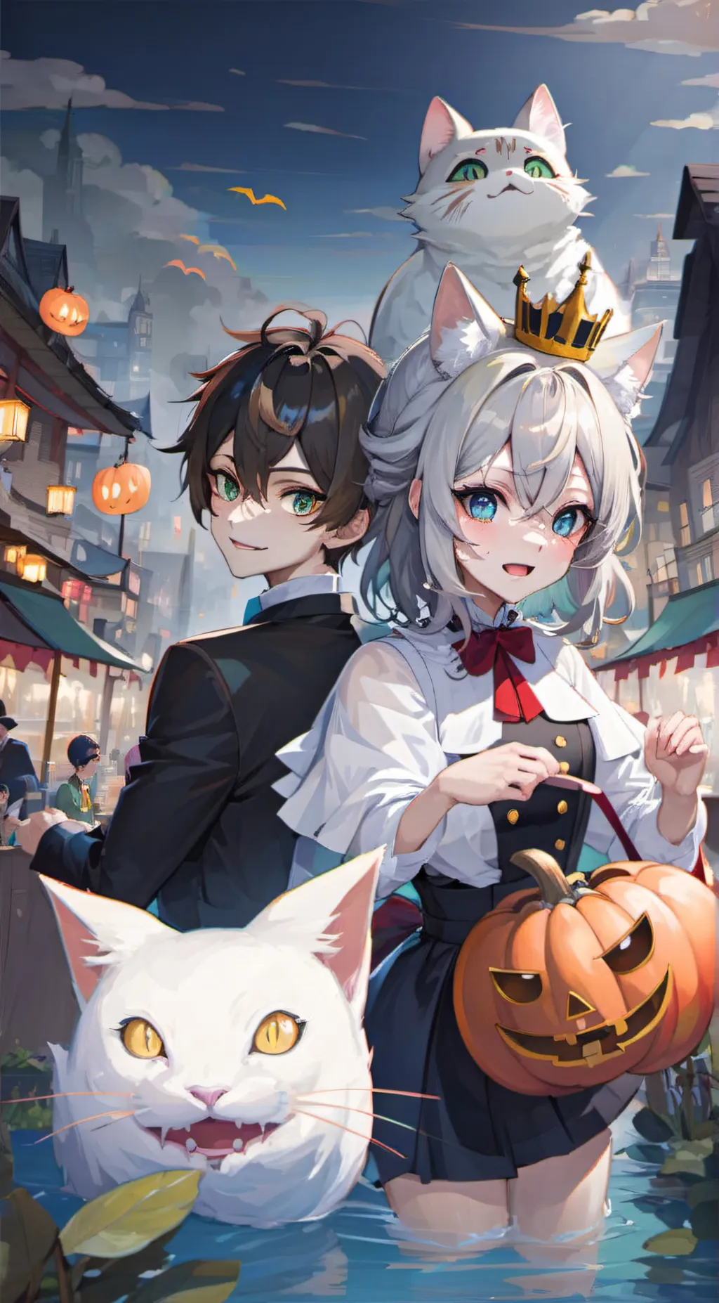 ai character: Harper & Anna background