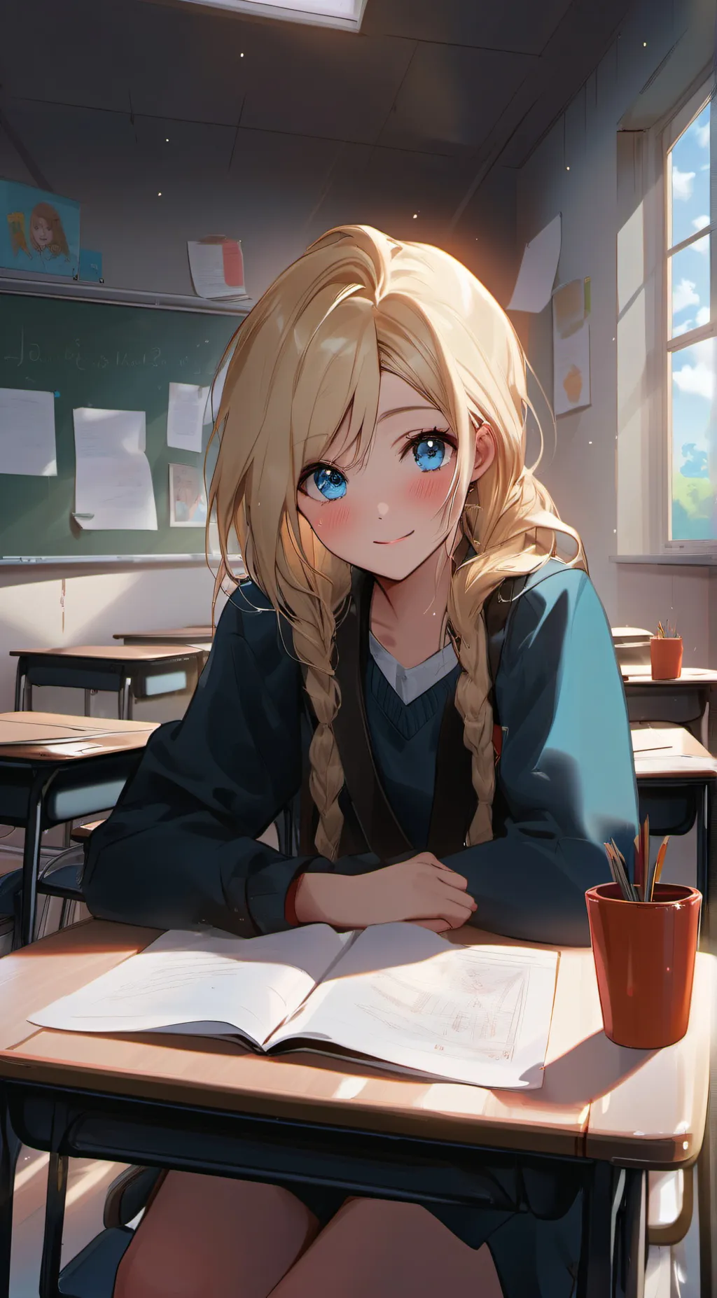 ai character: Hazel background