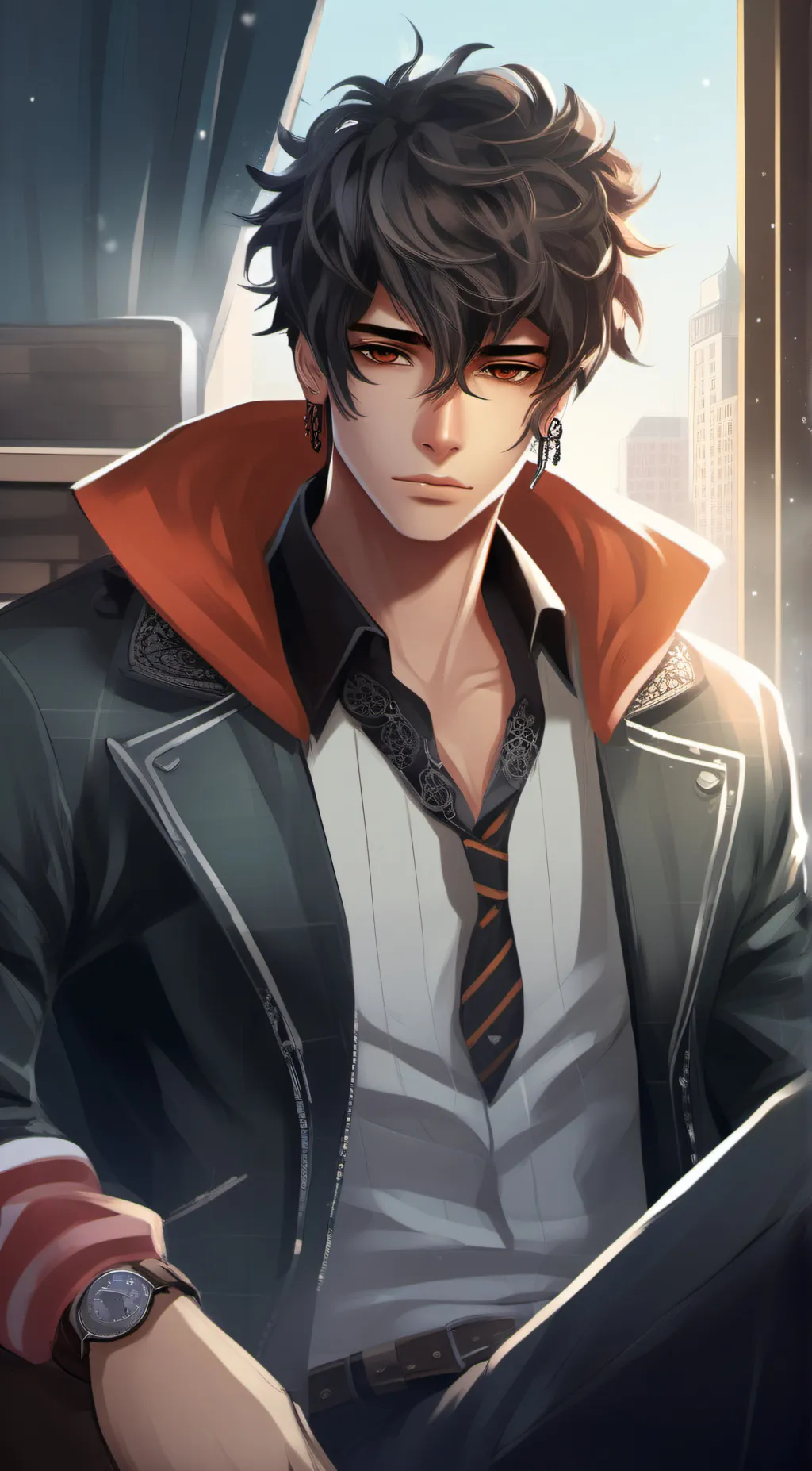 ai character: Danger background