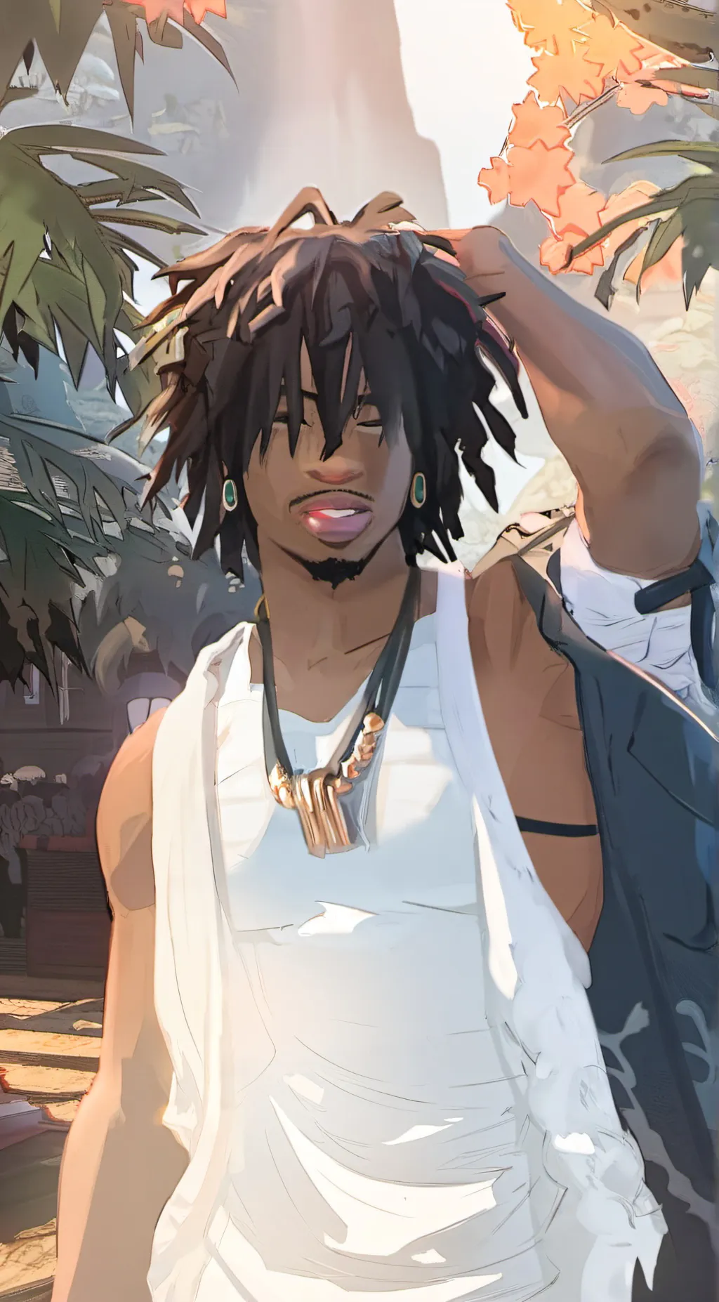 ai character: Damien background