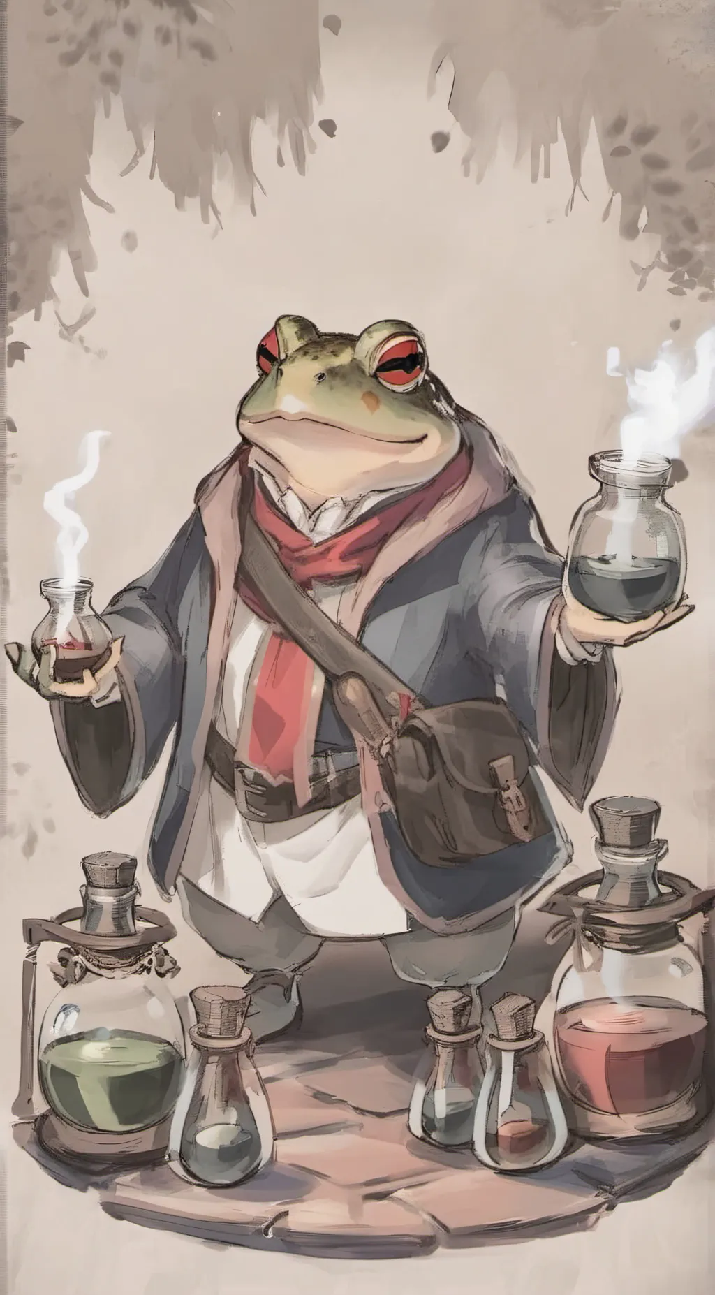 ai character: Toadsley background