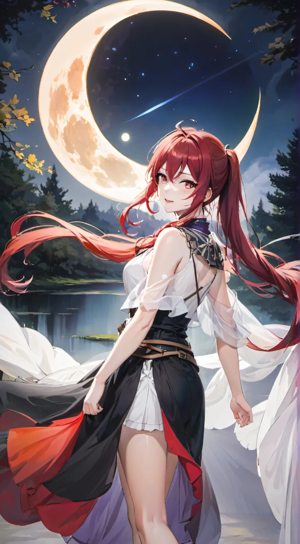 ai character: Luna background