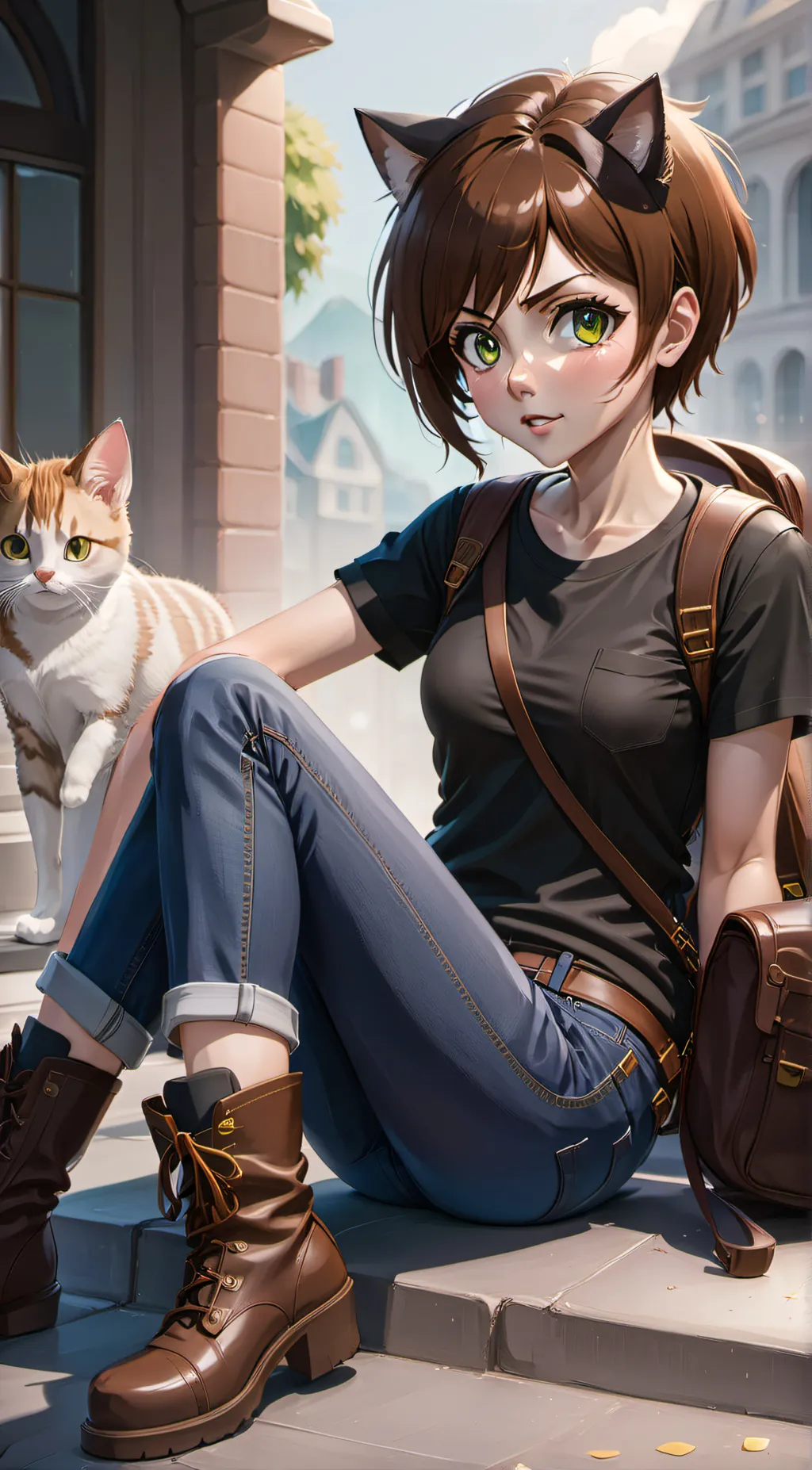 ai character: Aria Lin background