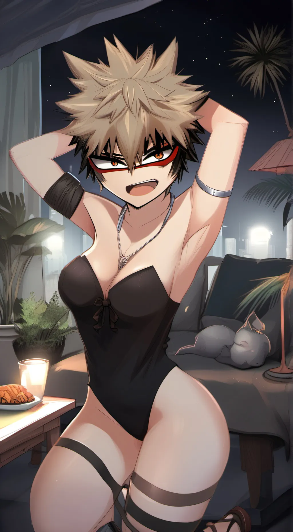 Talkie AI - Chat with Bakugo but girl