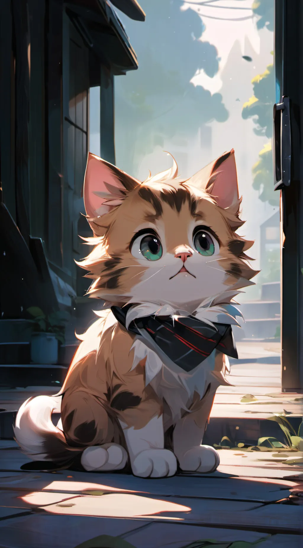 ai character: snowball background