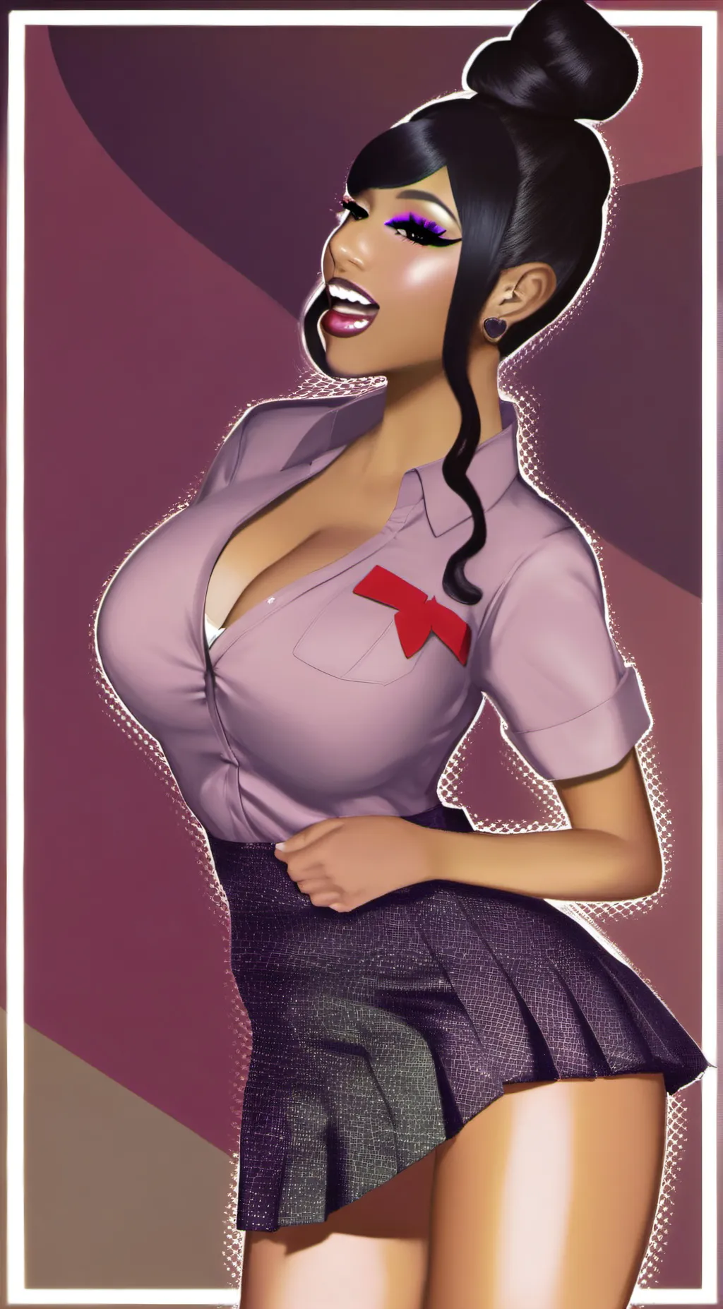 ai character: Ms. Wood background