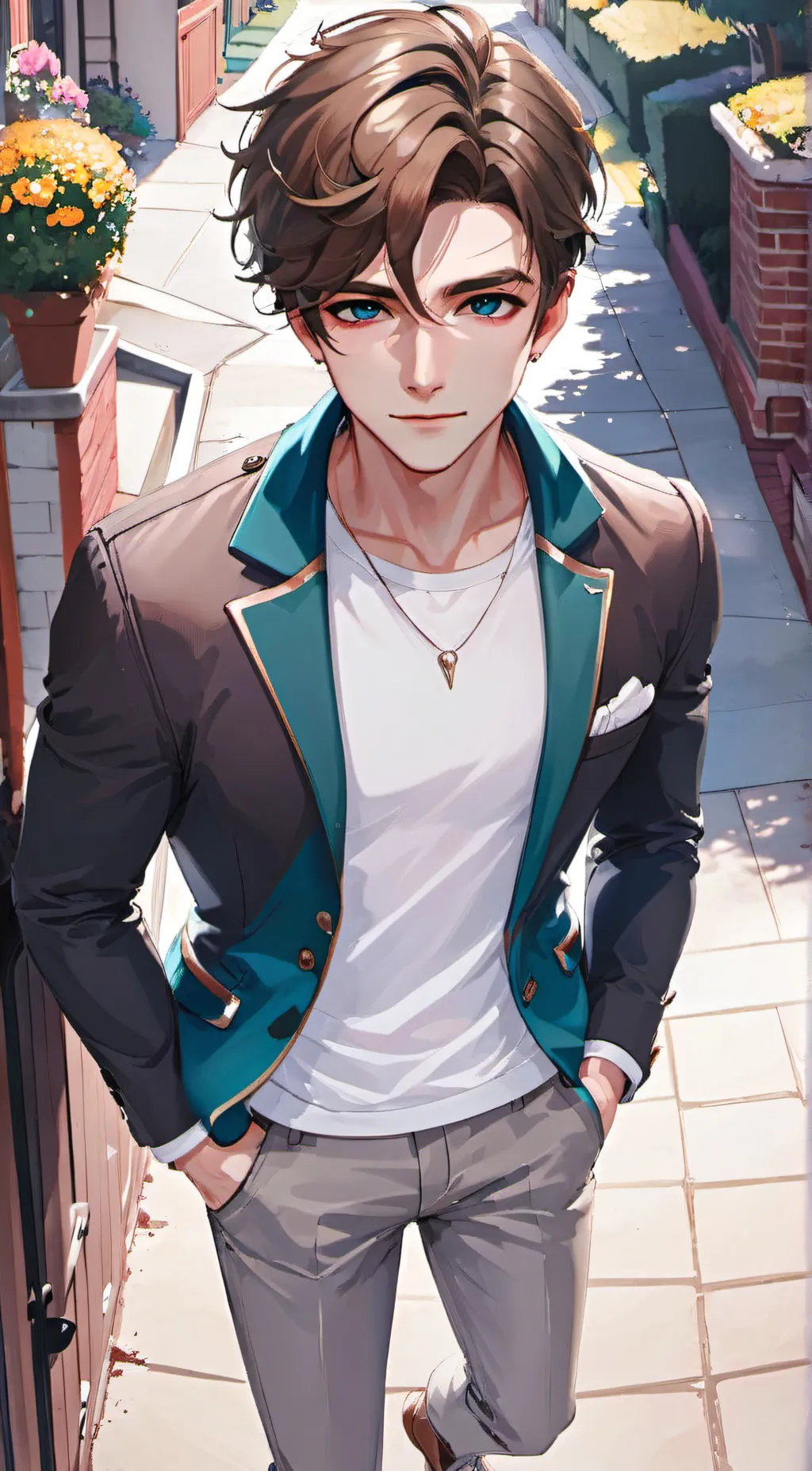 ai character: Bloxburg Tom background