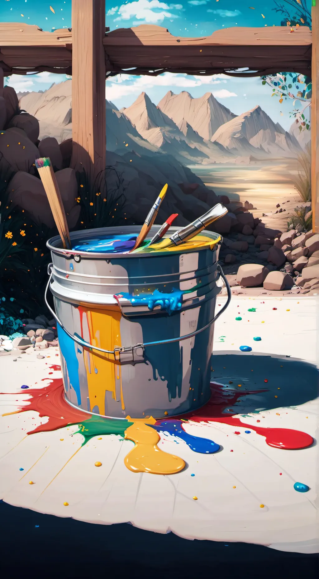 Talkie AI - Chat with paint bucket 