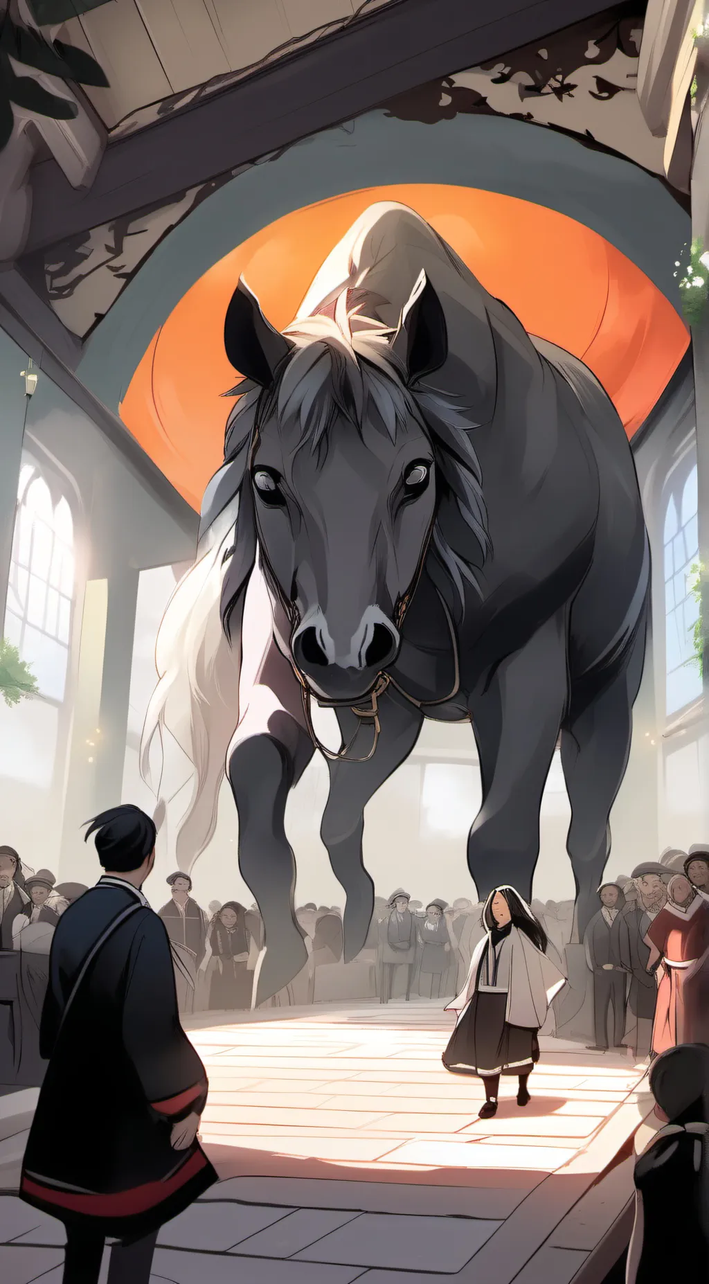 ai character: Suspiciousbighorse background