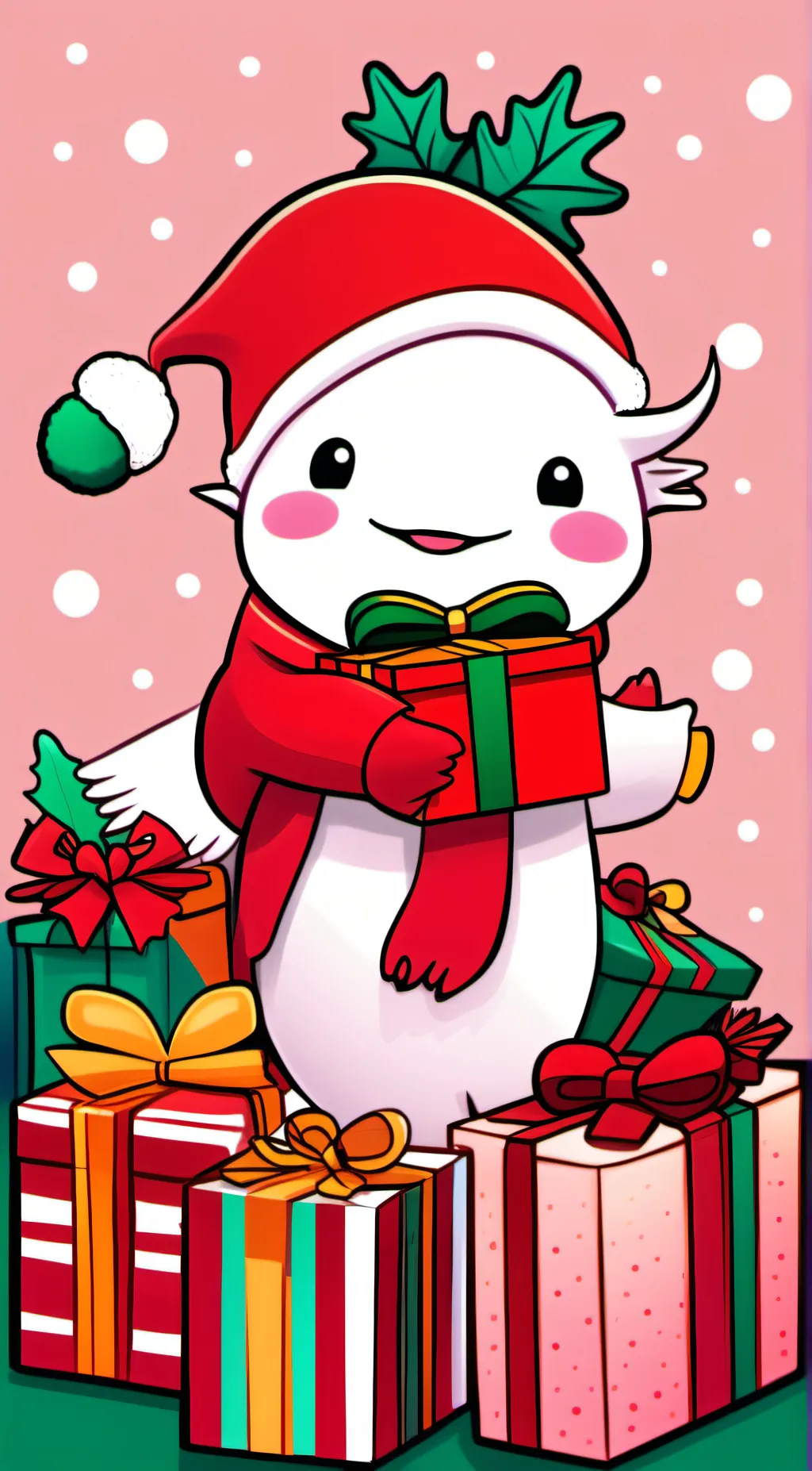 Talkie AI - Chat with Christmas axolotl