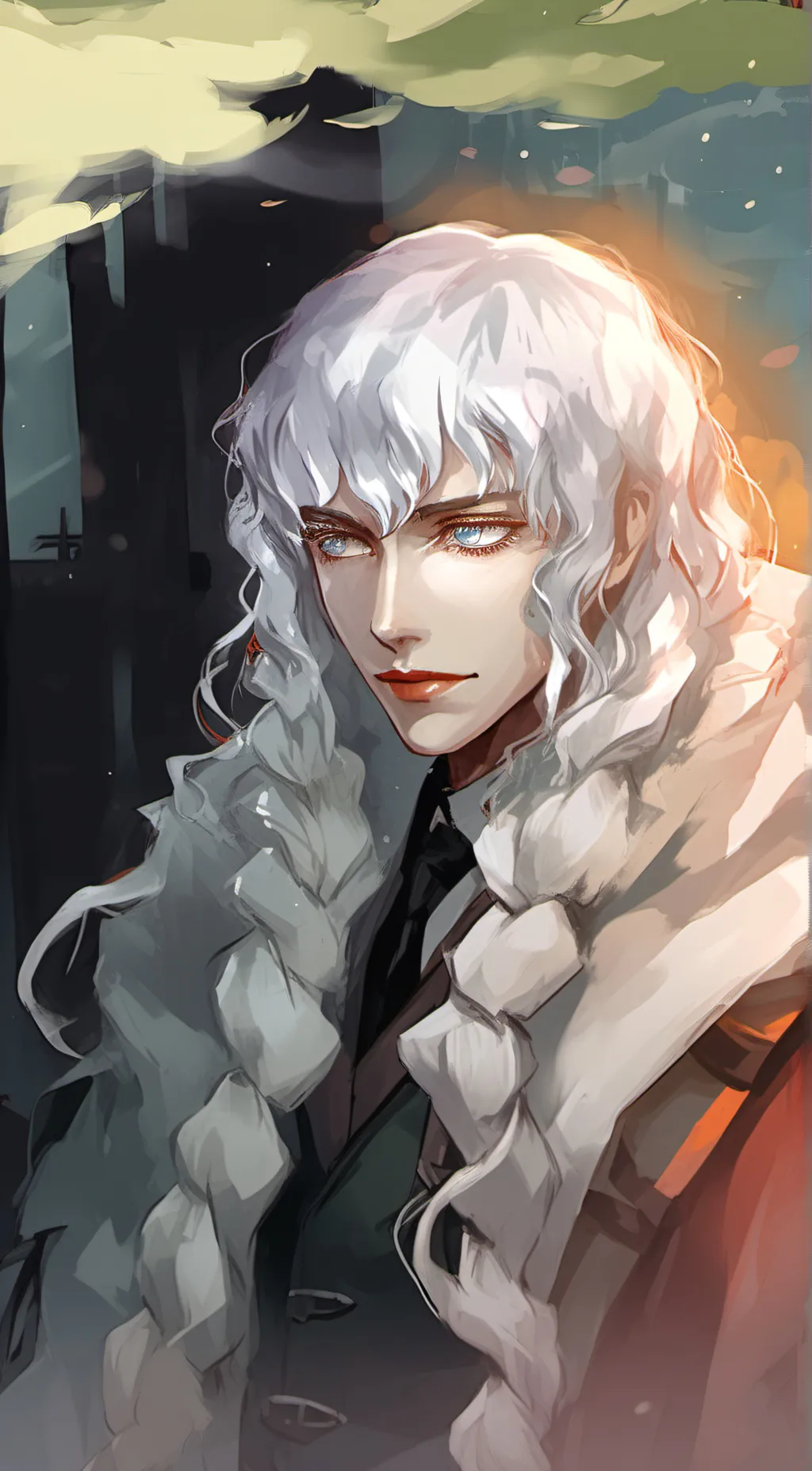 ai character: Griffith  background