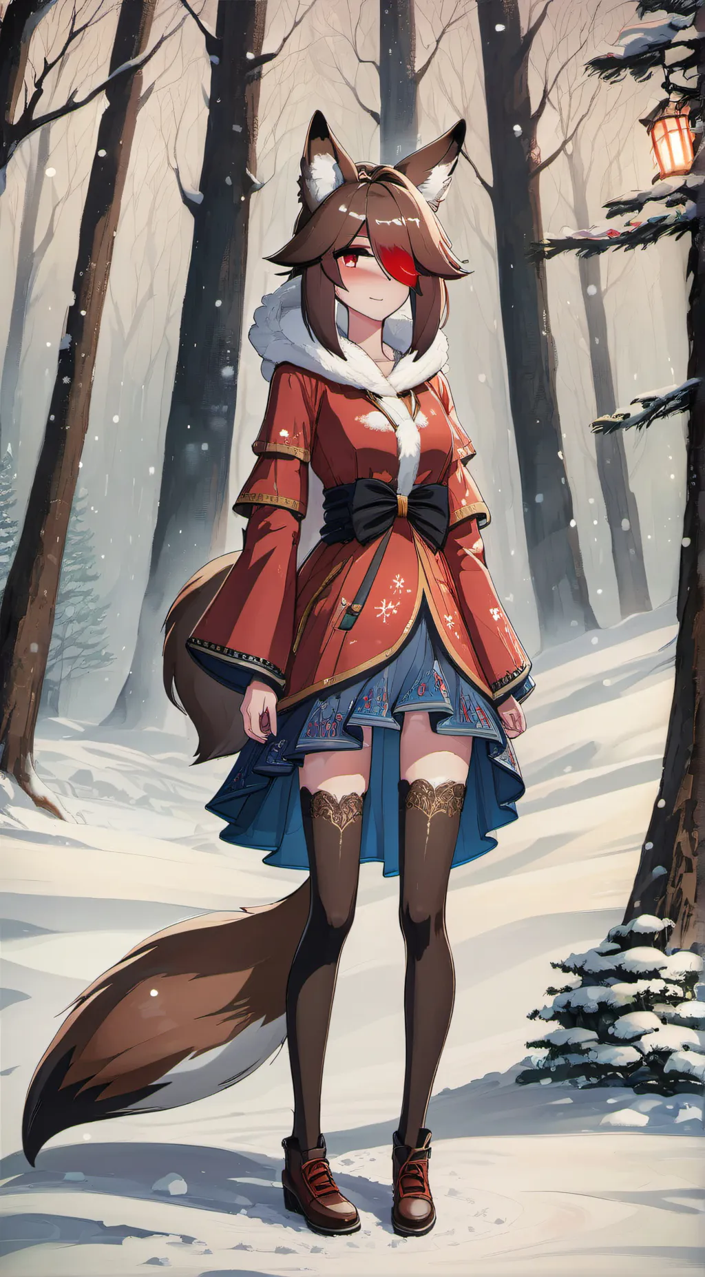 ai character: Snowy (2.0) background