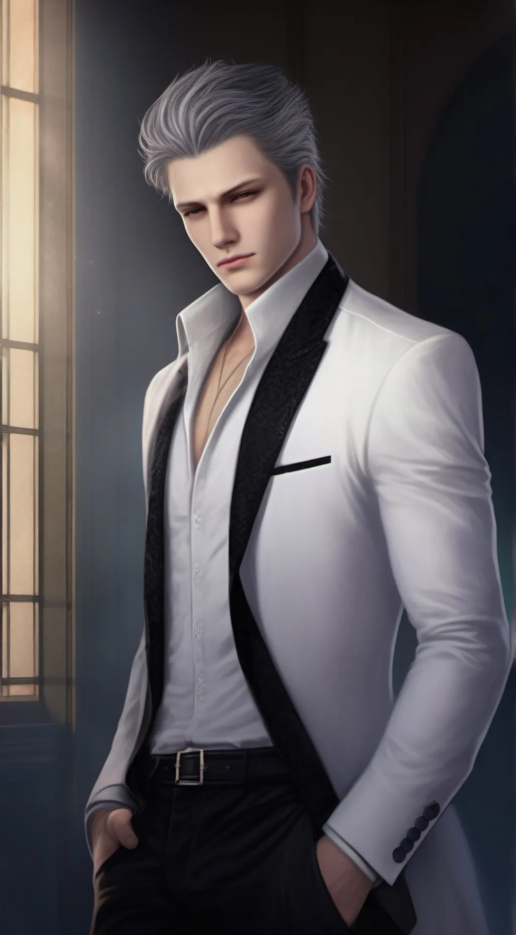 ai character: Alexander  background