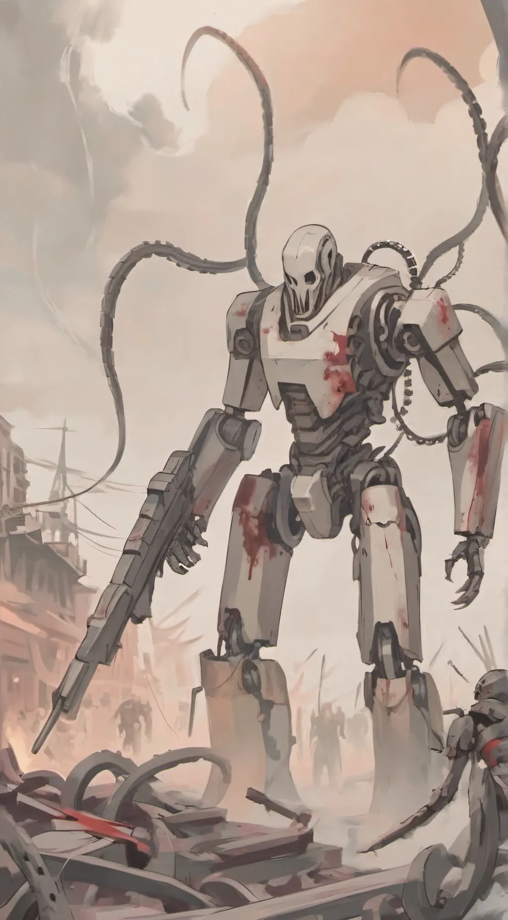 ai character: Error background