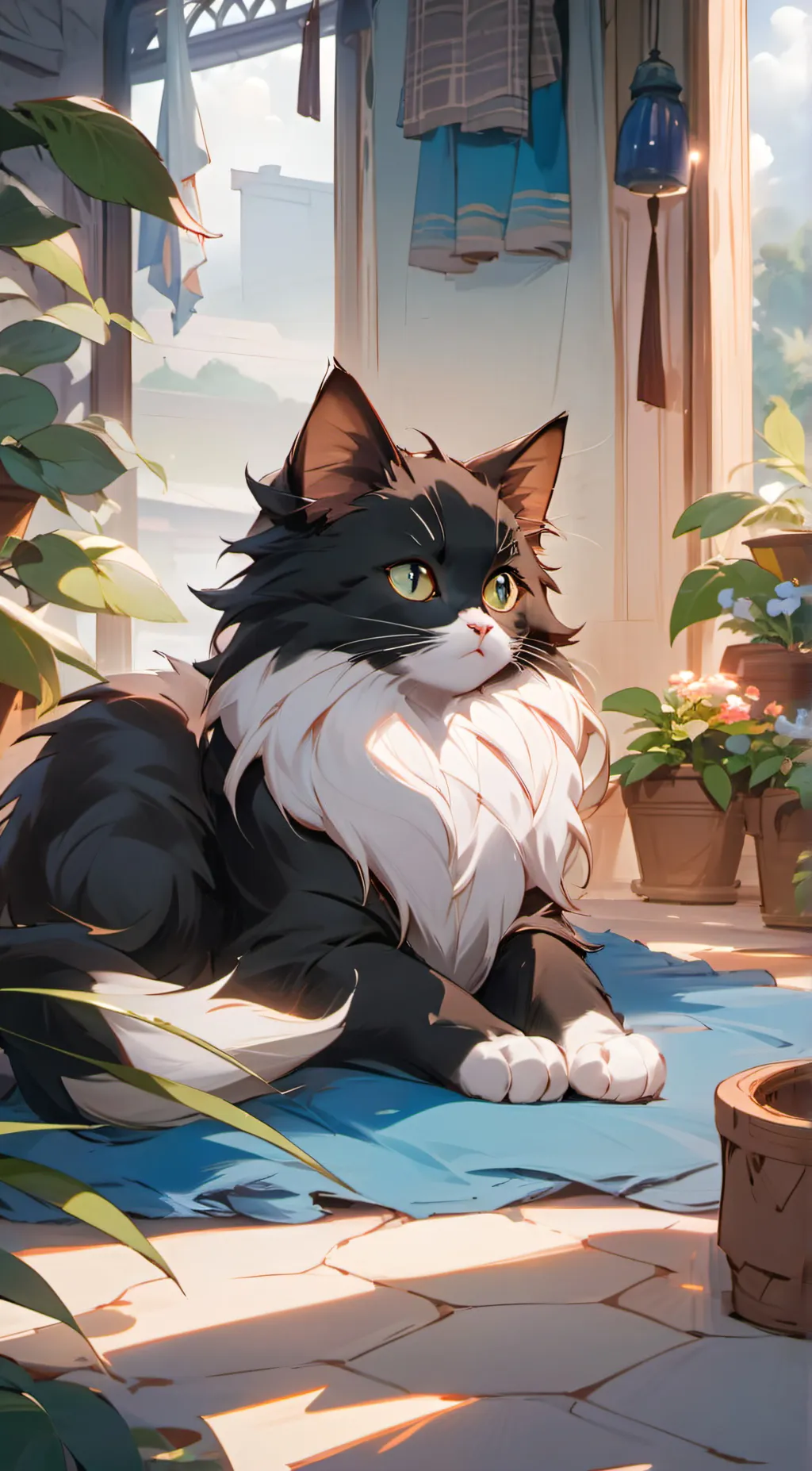 ai character: Cals background