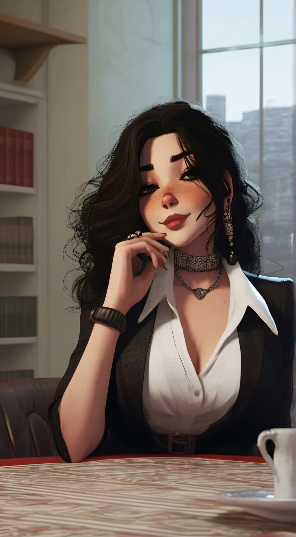 ai character: Liliana  background