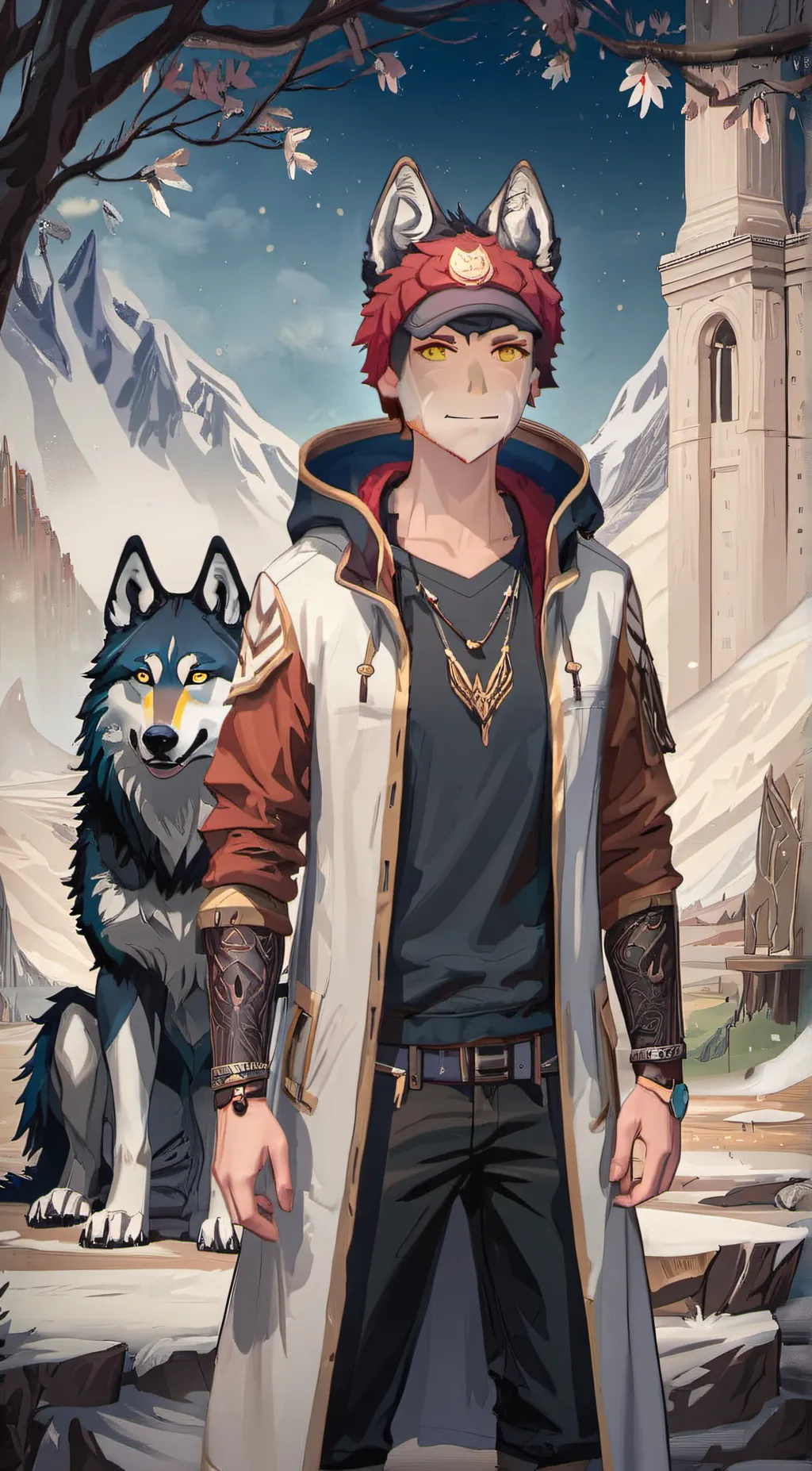 ai character: the alpha background