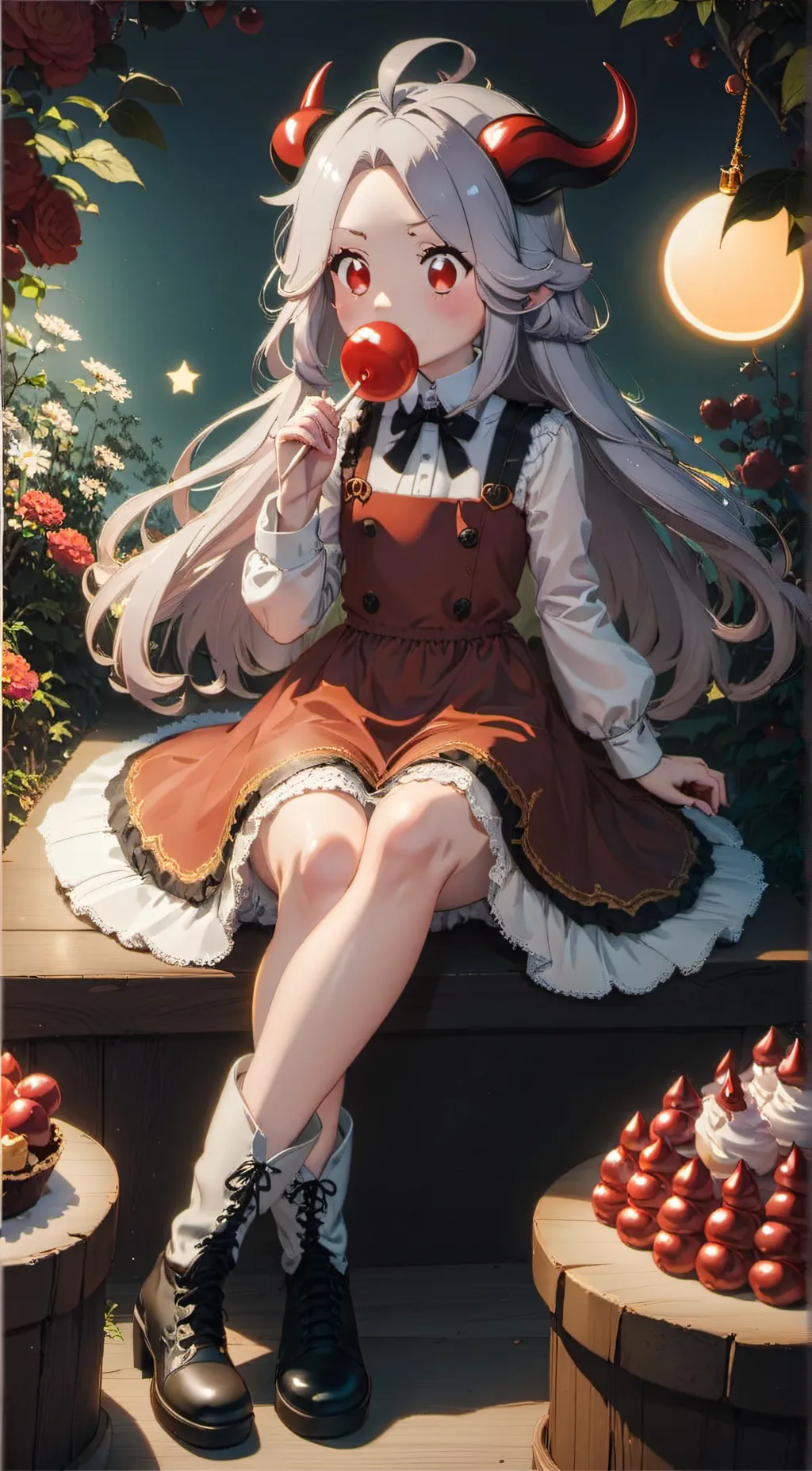 ai character: •°🍥ᑎI᙭Iᗴ🍥°• background