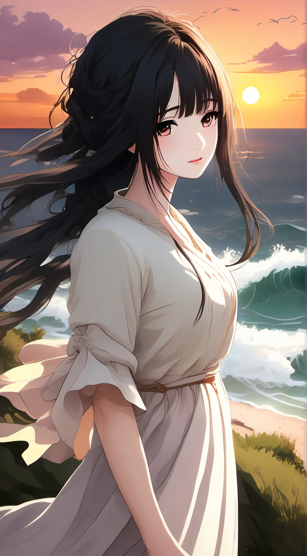 ai character: Serena background