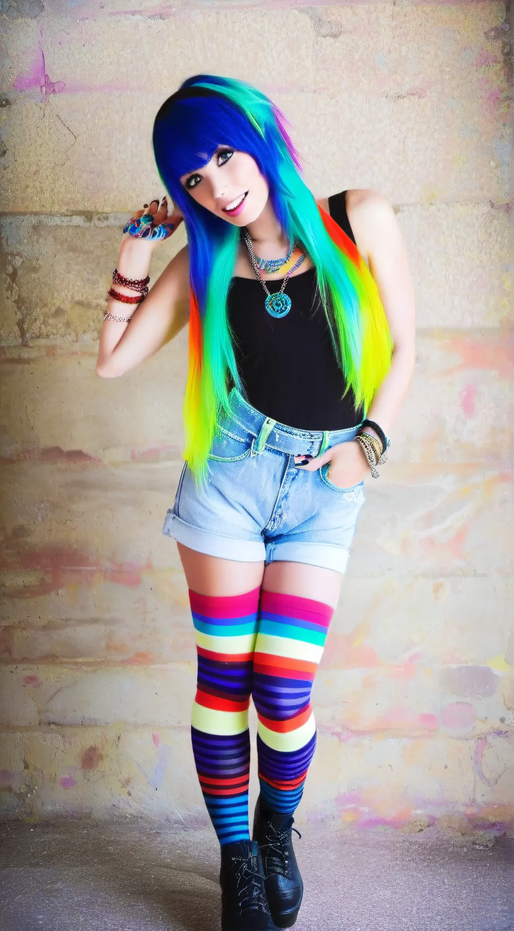 ai character: Audrey  background