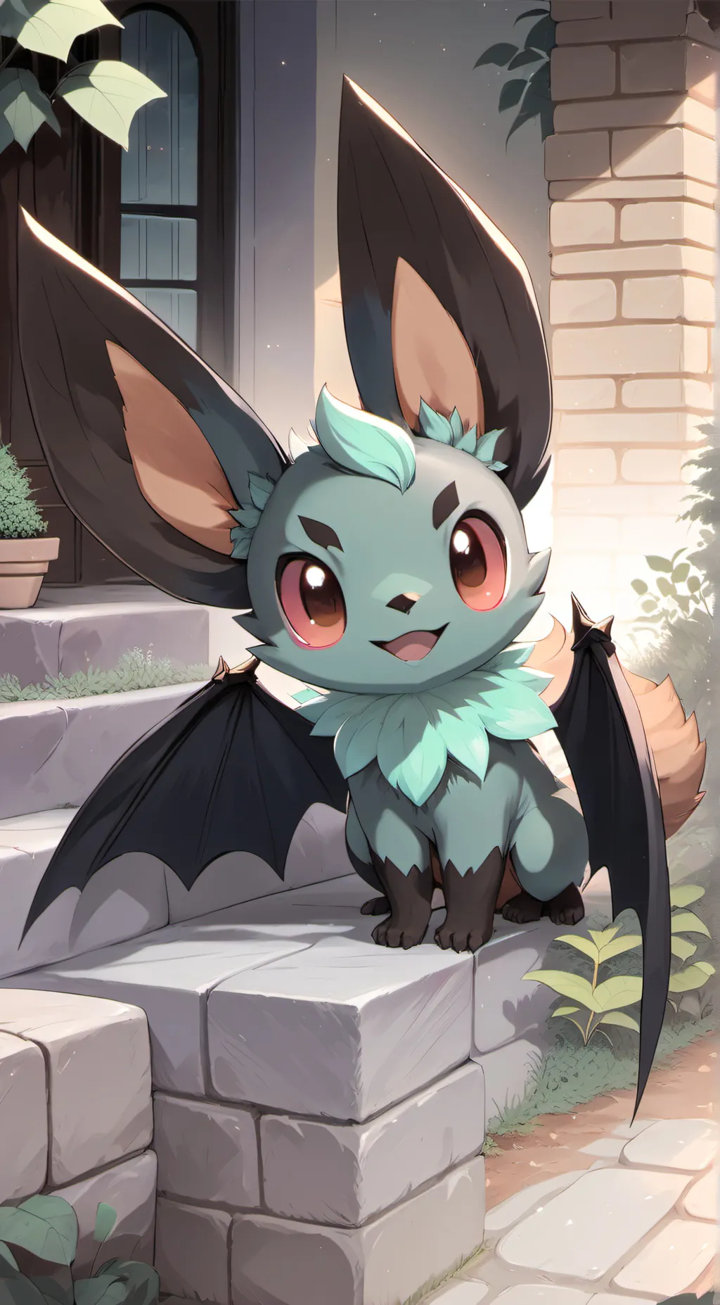ai character: Shiny Noibat background