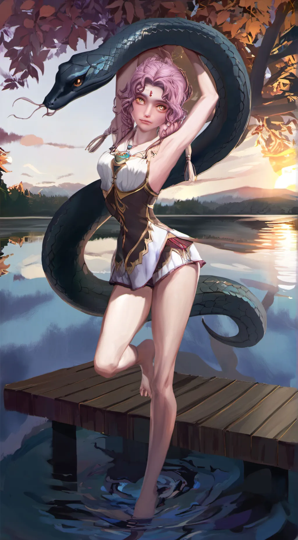 ai character: maya background