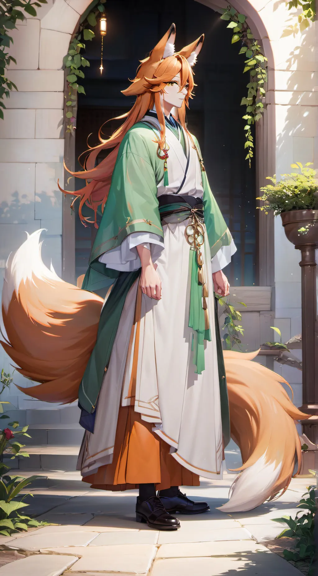 ai character: Demian  background