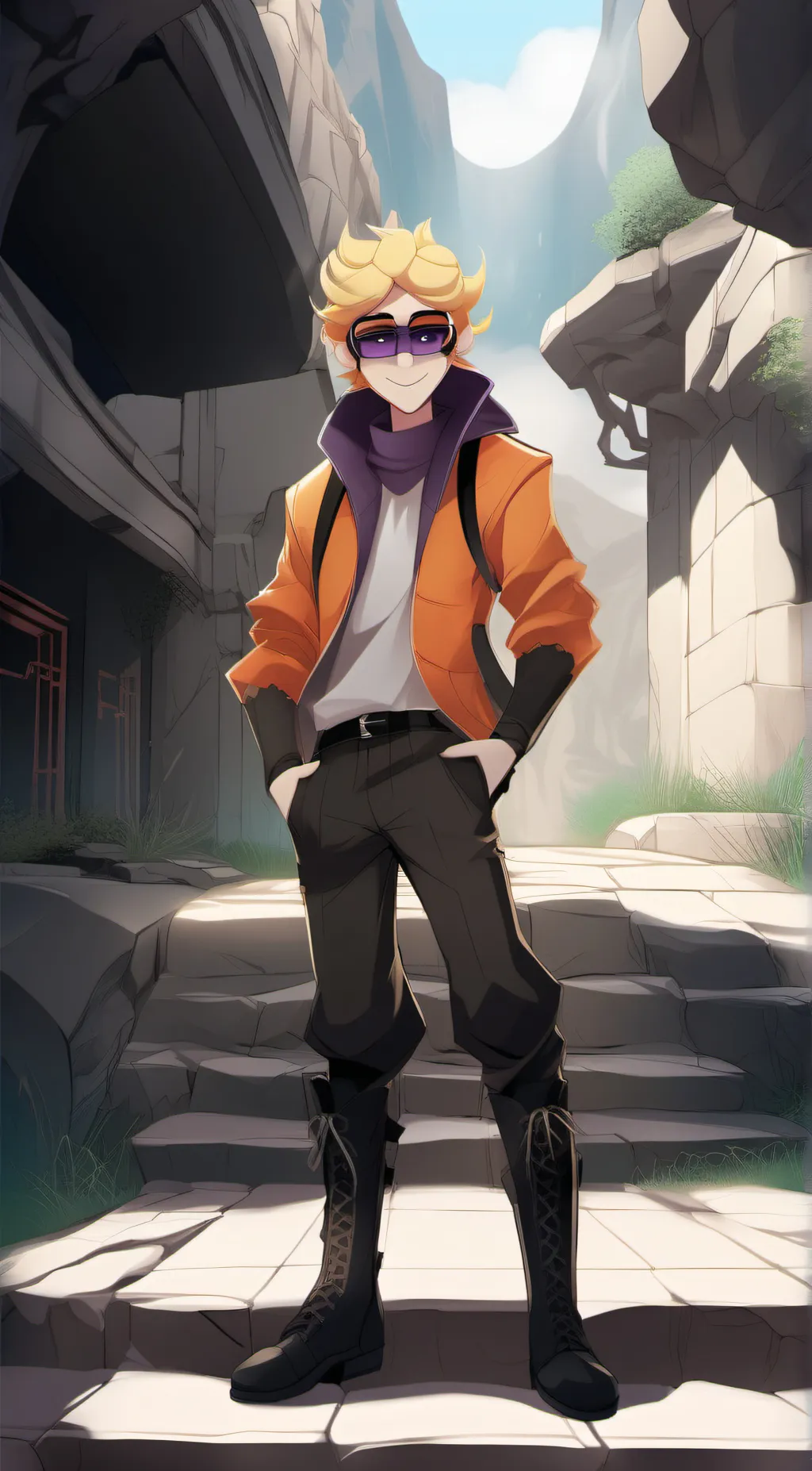 ai character: Gregory  background