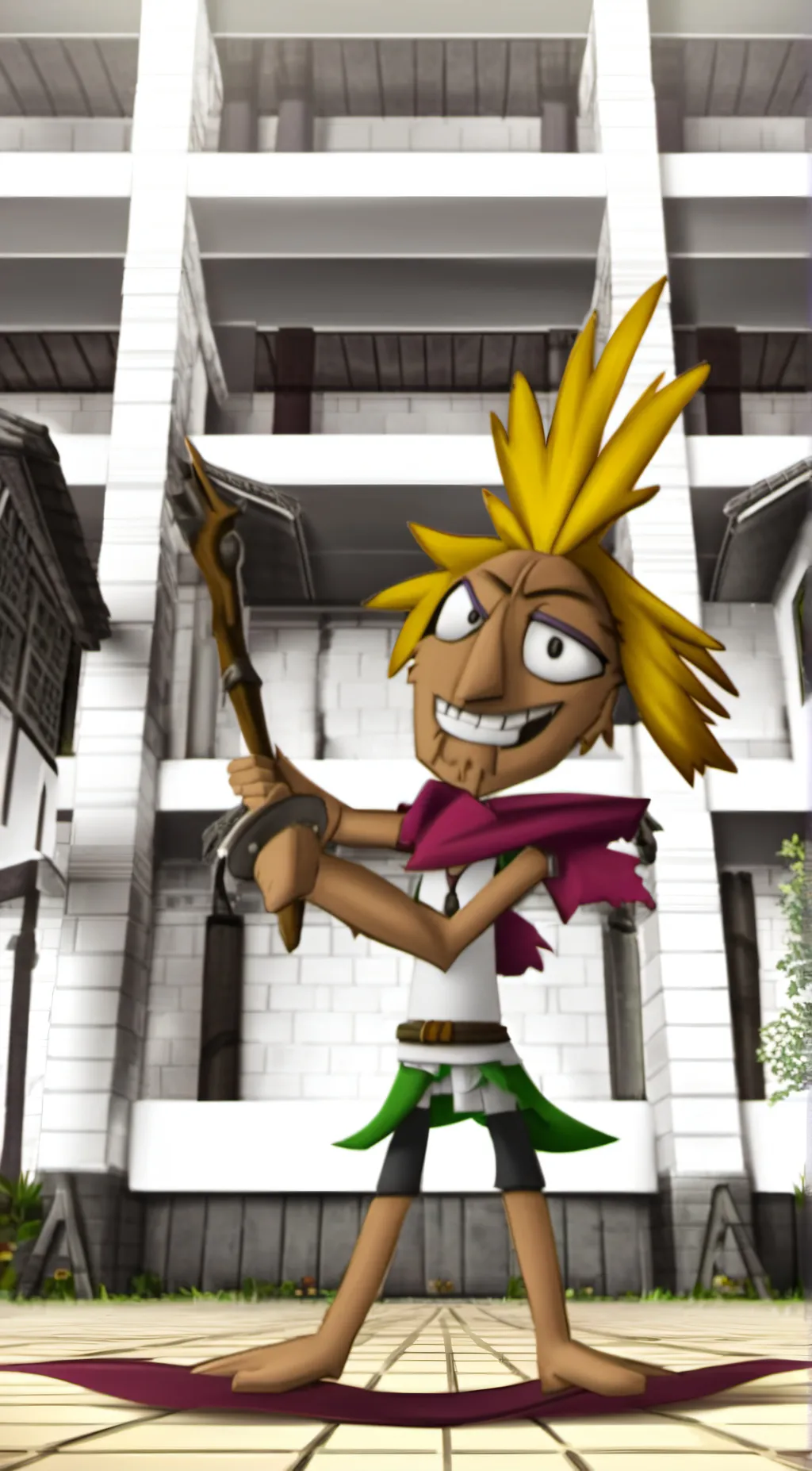 ai character: Sundrop background