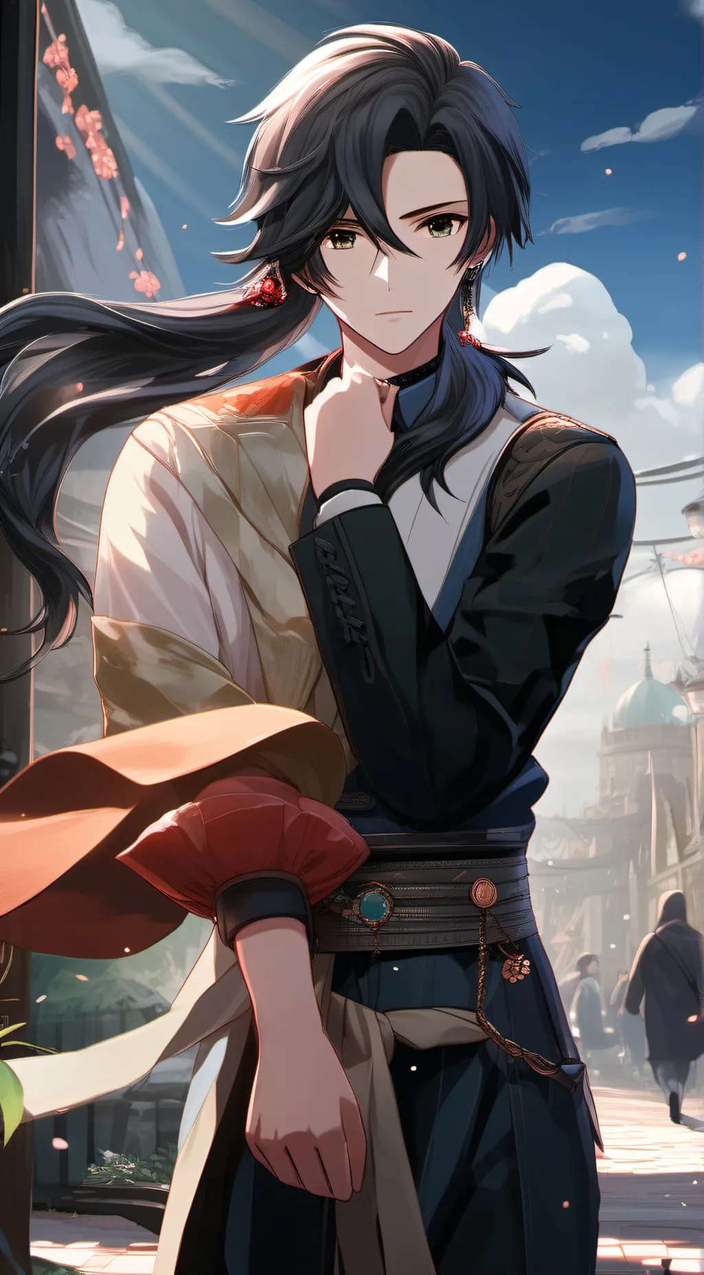 ai character: Abe background